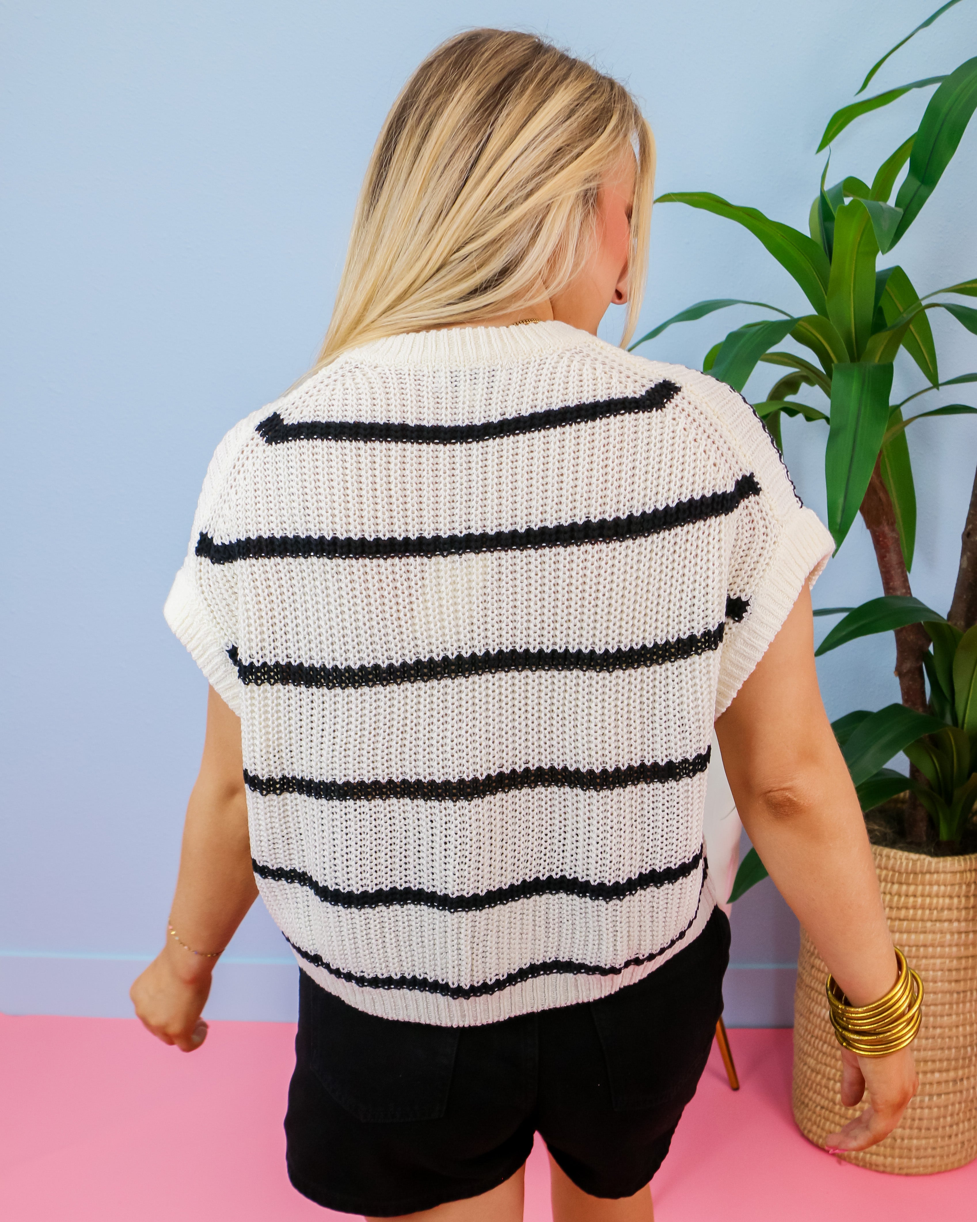 Dolman Sleeve Knitted Top