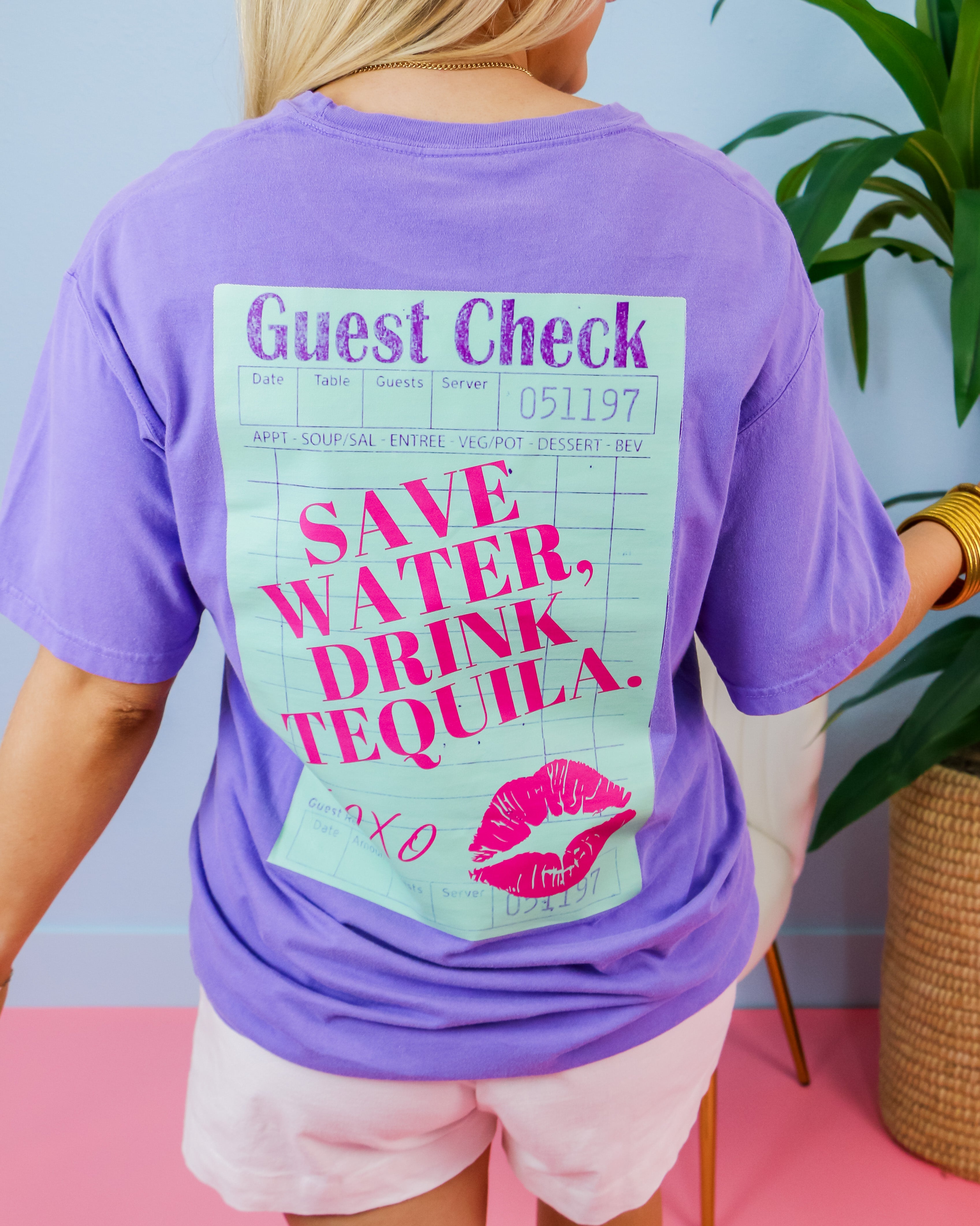 Save Water Drink Tequila Graphic Tee