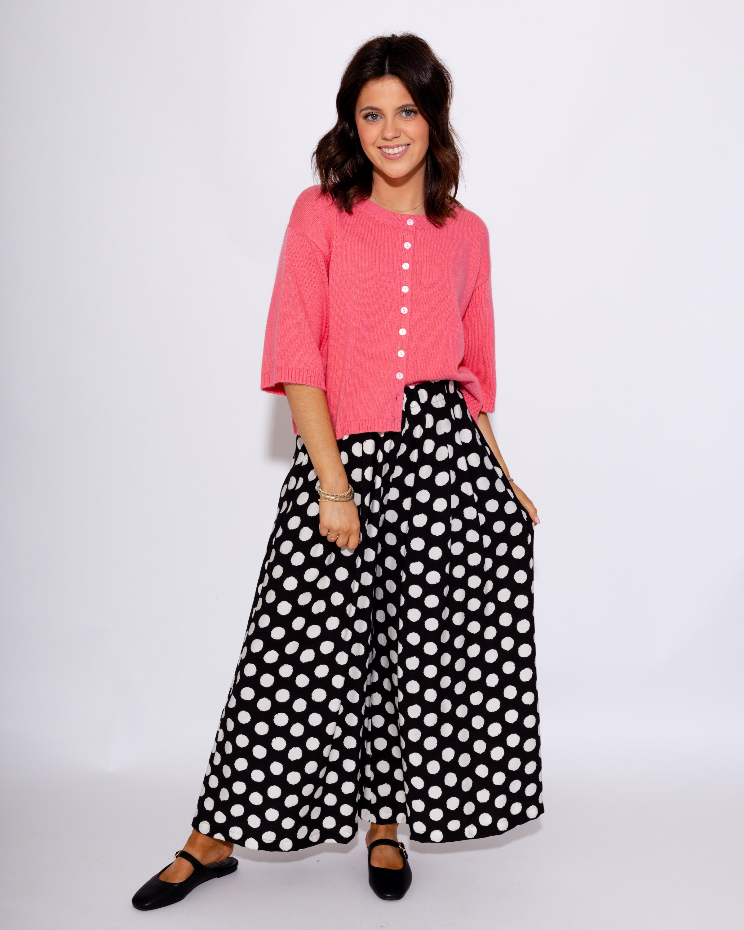 Black Polka Dot Playtime Pants