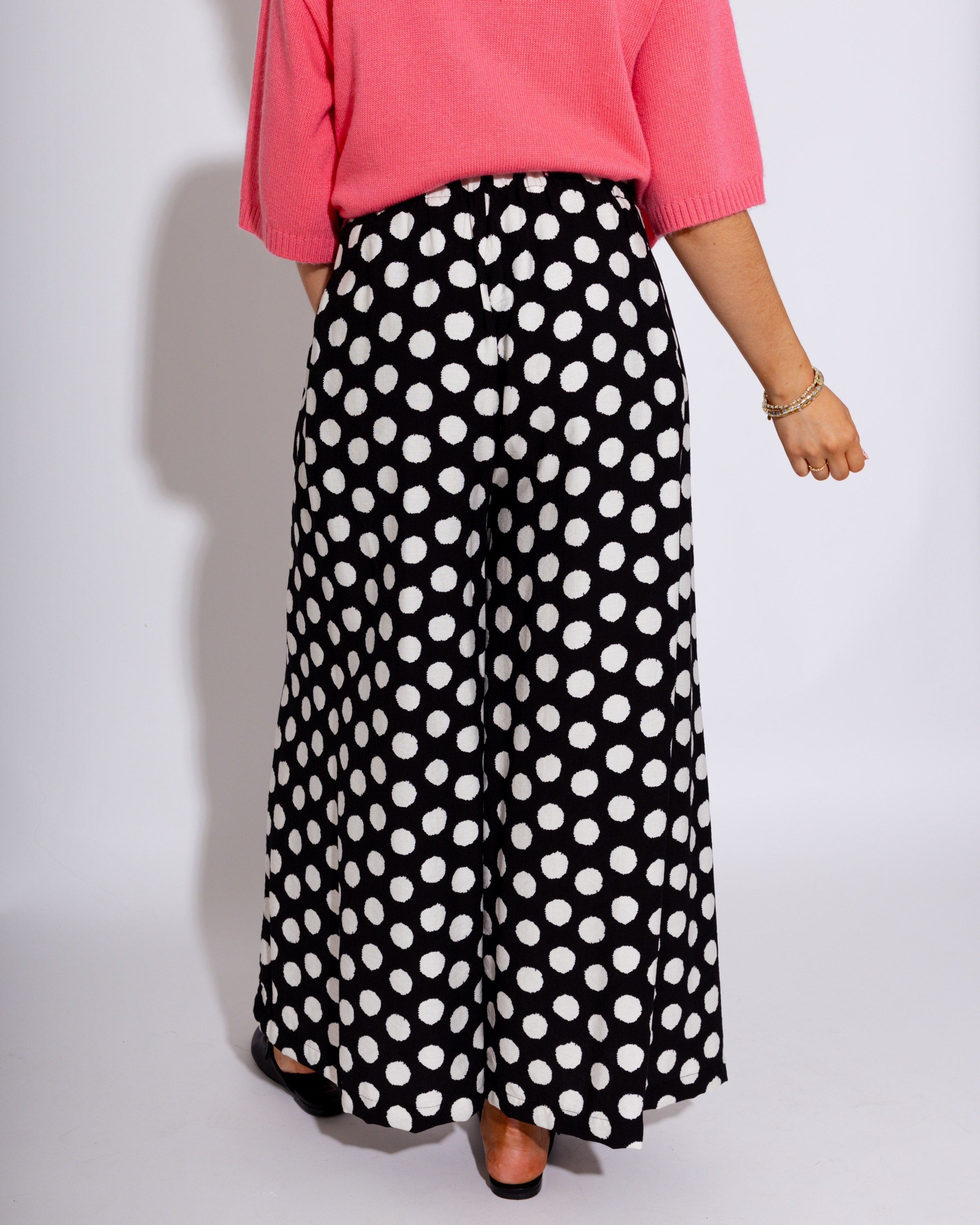Black Polka Dot Playtime Pants