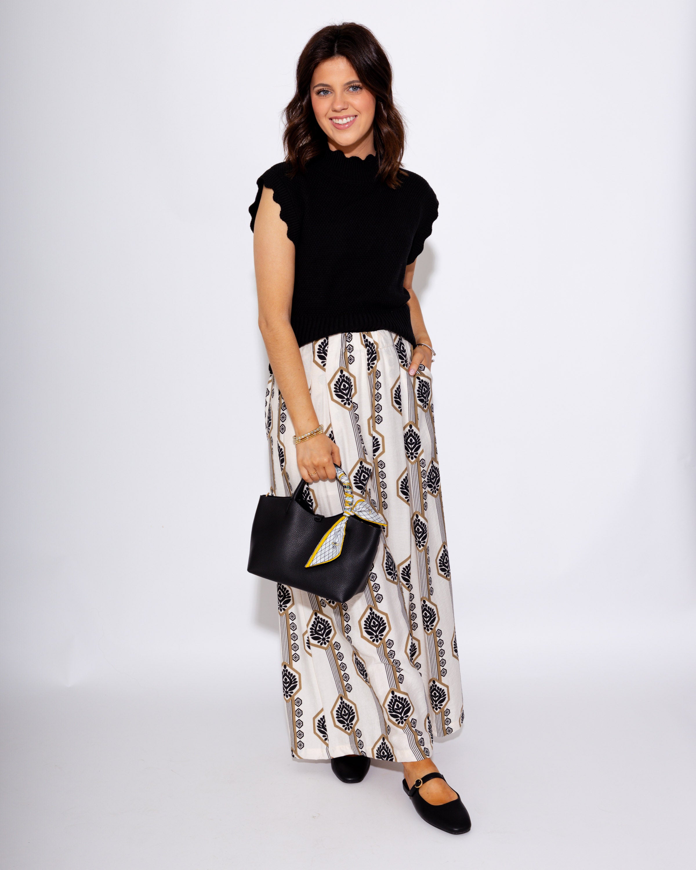 Boho Chic Wide Leg Pants