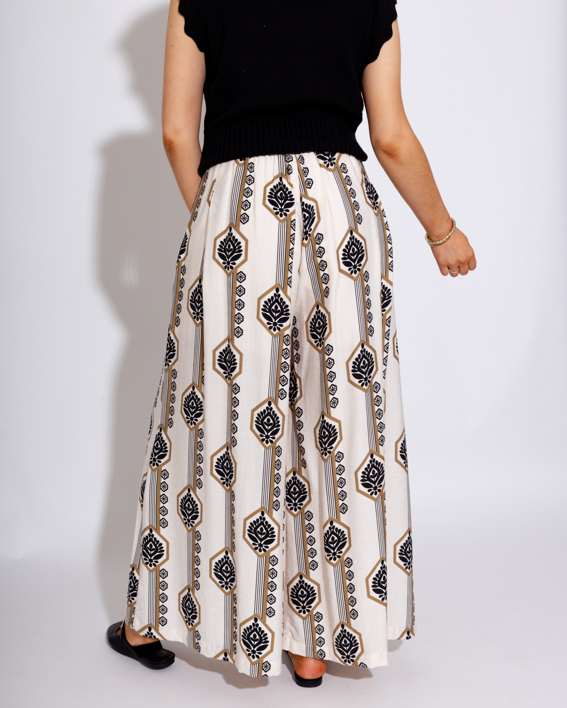 Boho Chic Wide Leg Pants