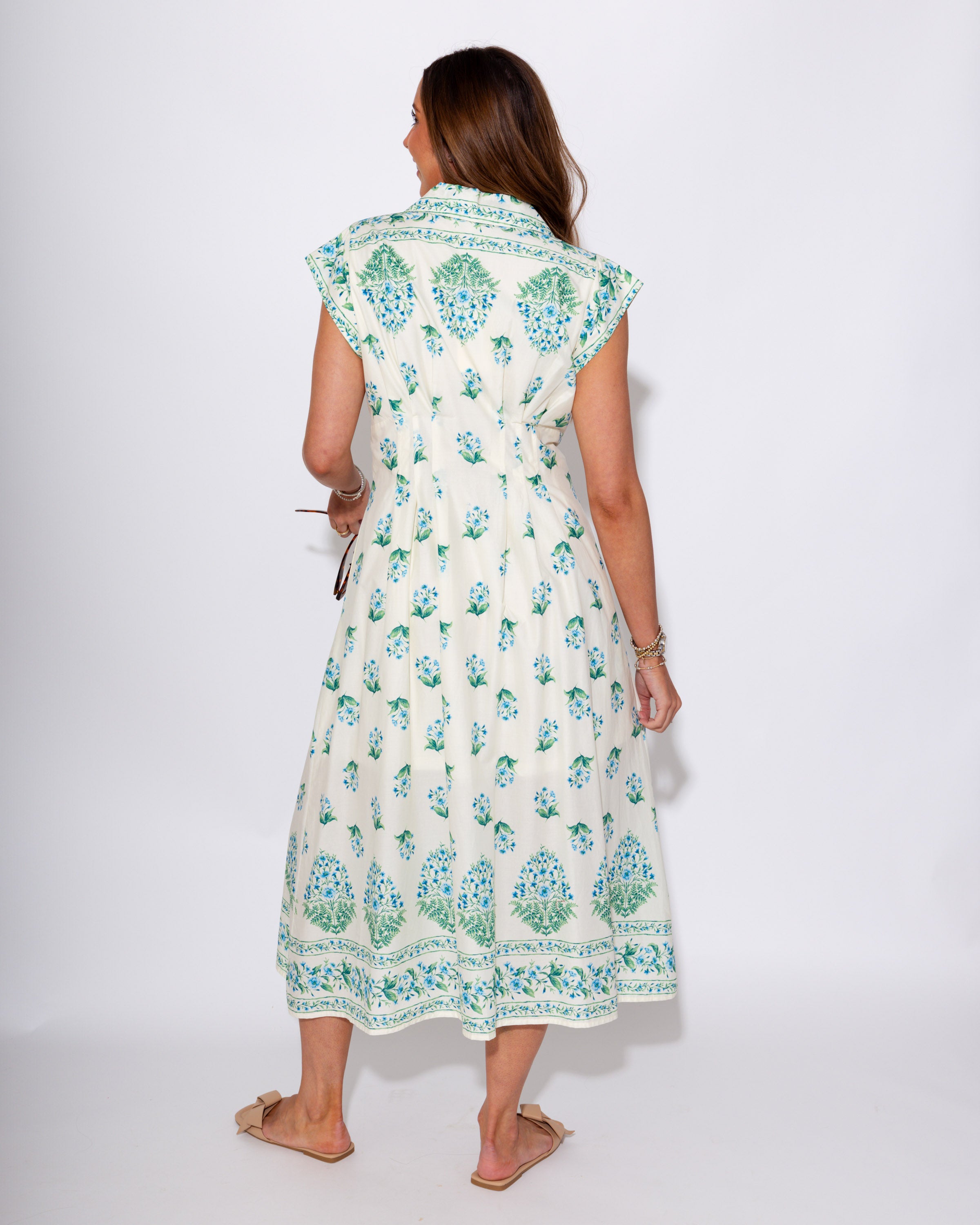 Breezy Botanical Maxi Dress