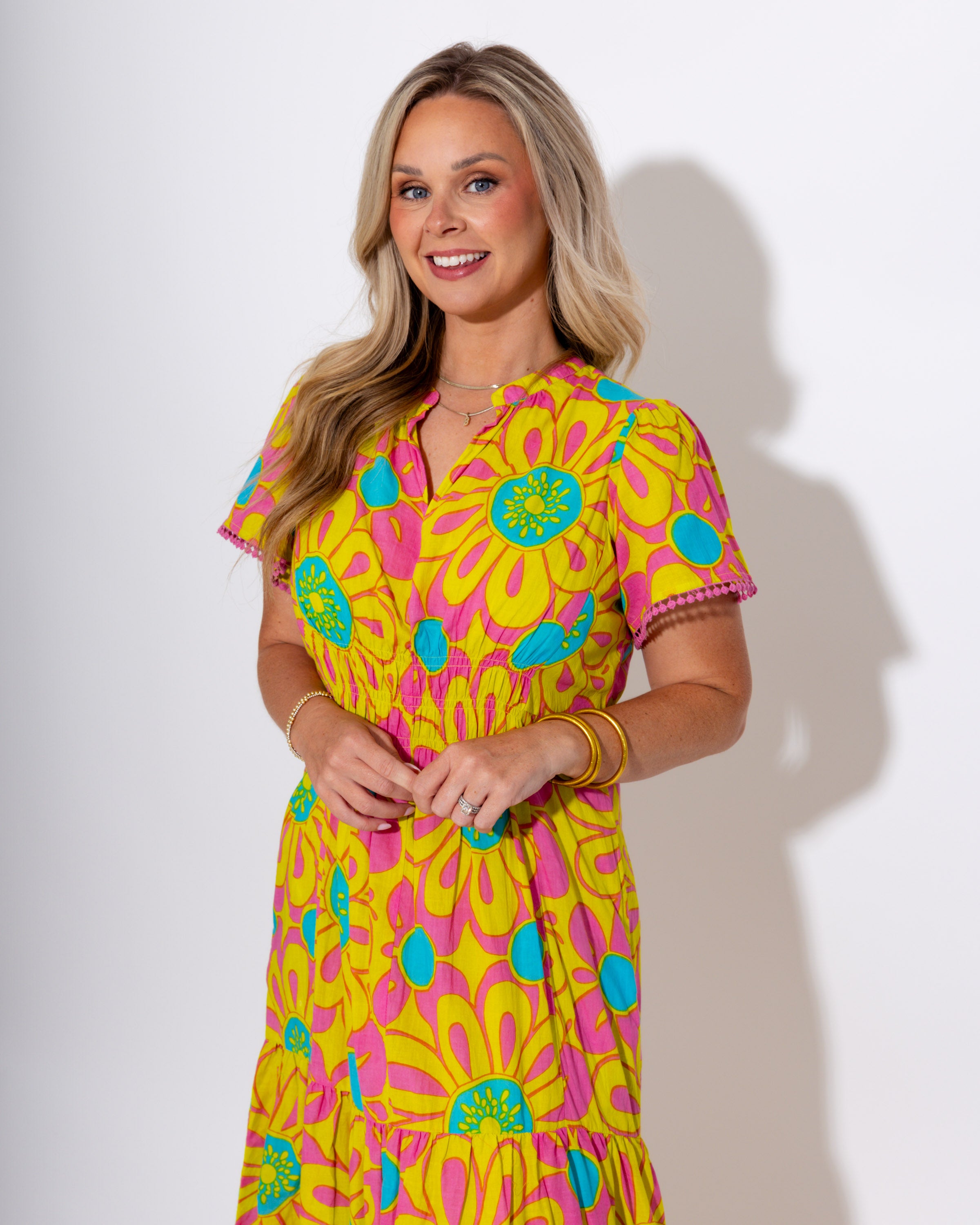 Ivy Jane | Daisy Border Dress