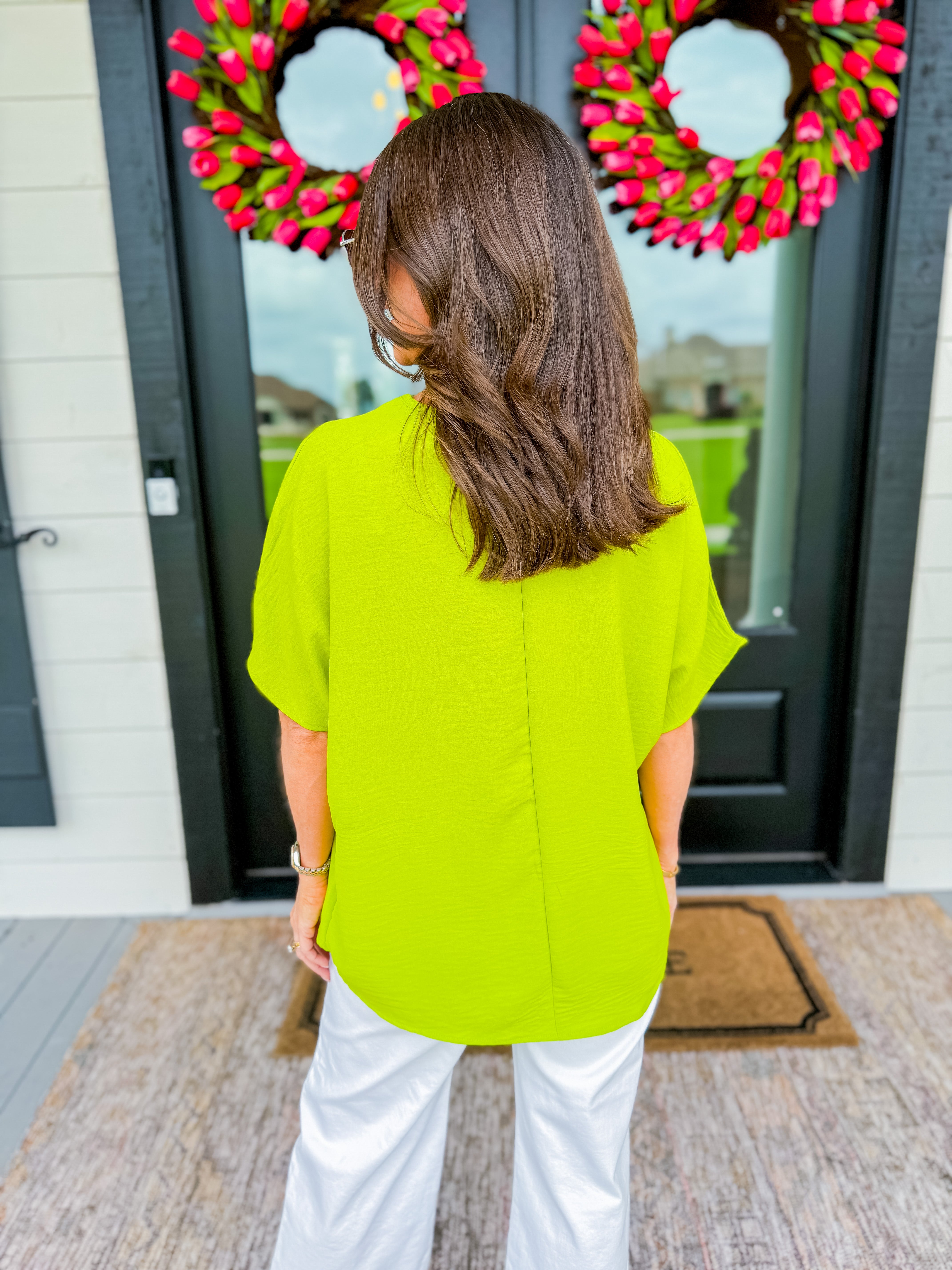 Easy Days Top in Lime
