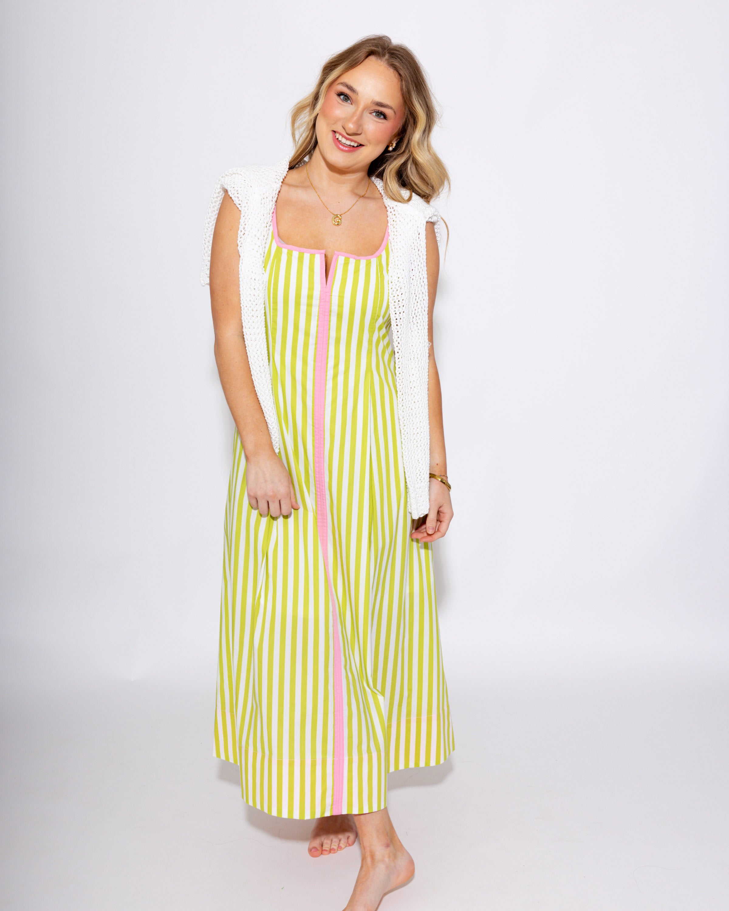 Playful Pop Midi Dress