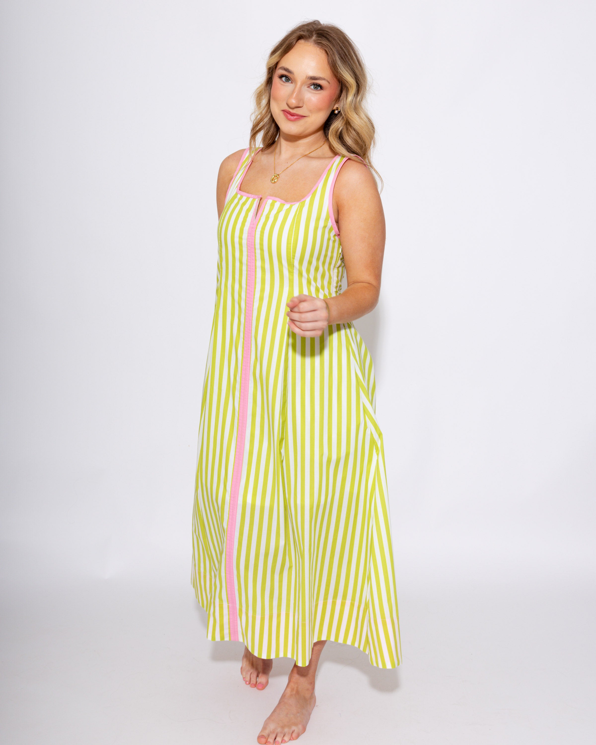 Playful Pop Midi Dress