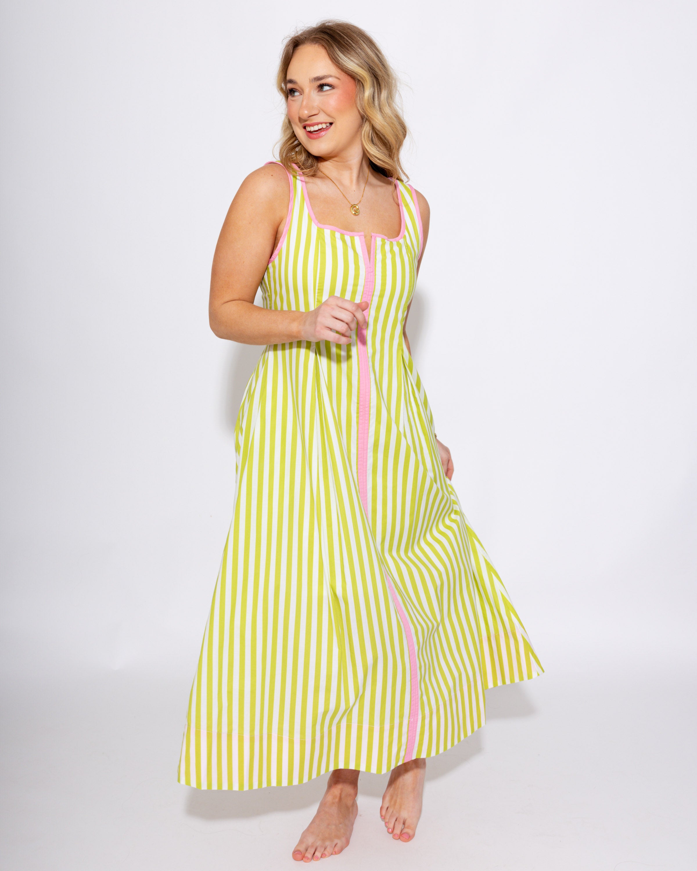 Playful Pop Midi Dress