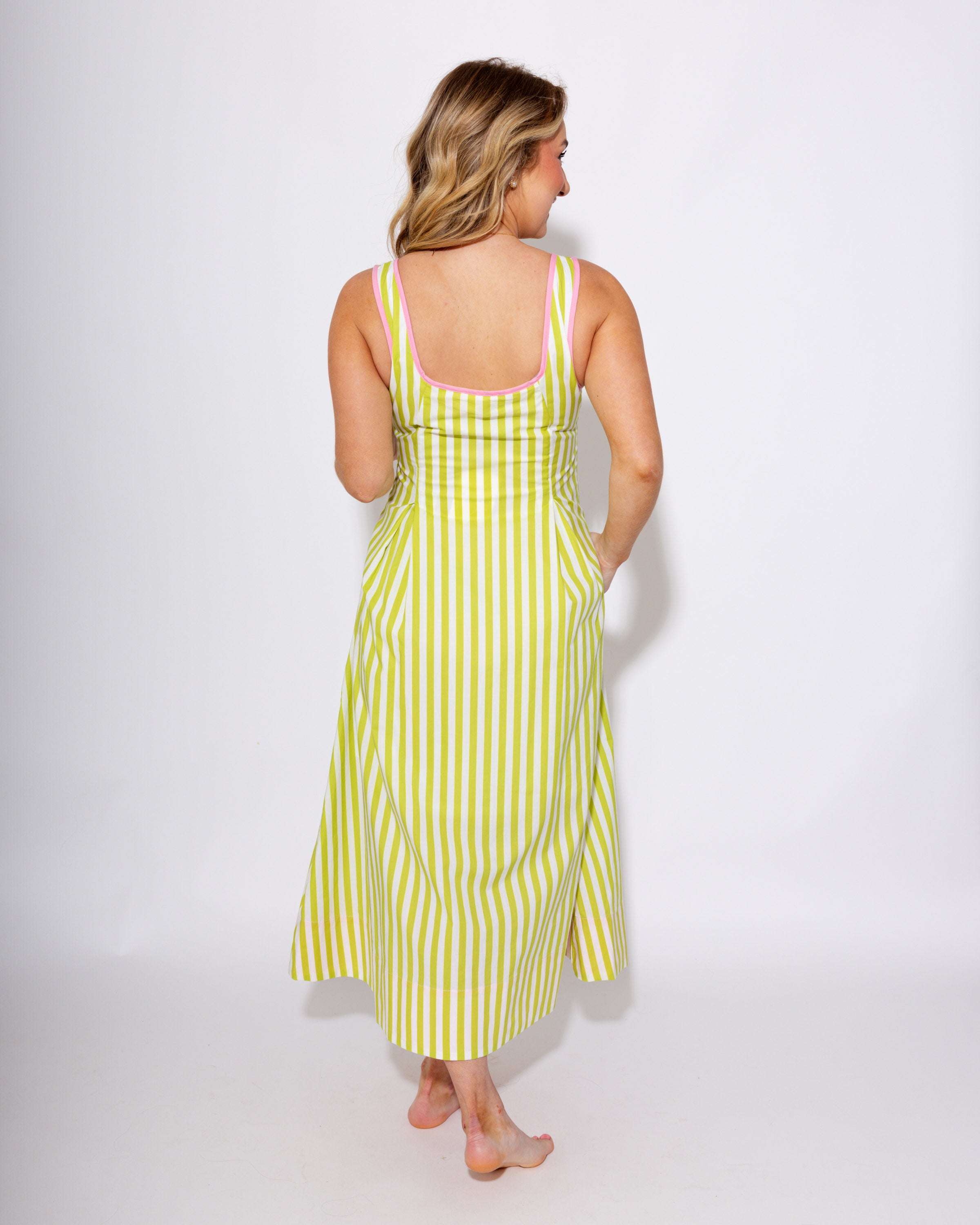 Playful Pop Midi Dress