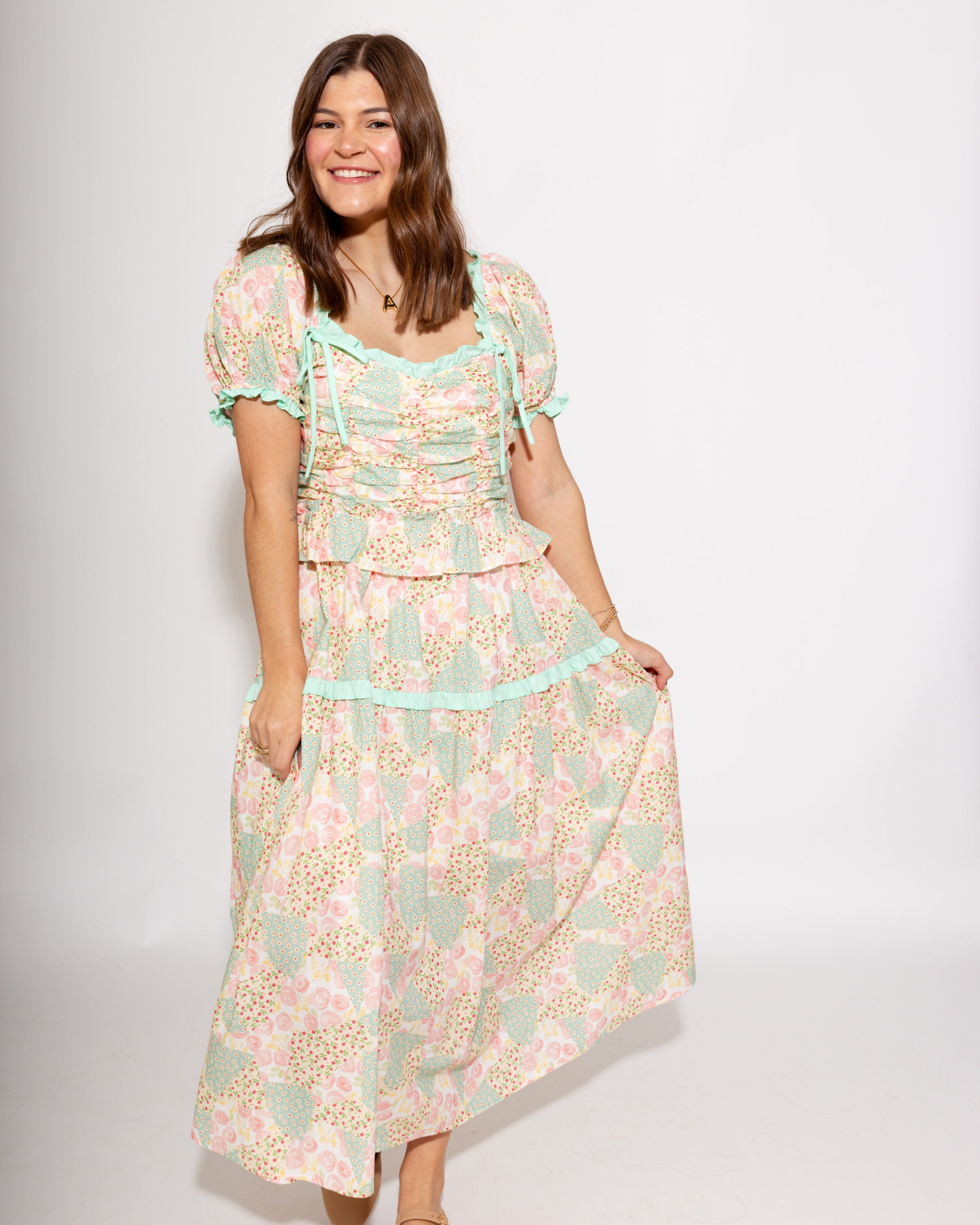 Sweetheart Garden Midi Dress