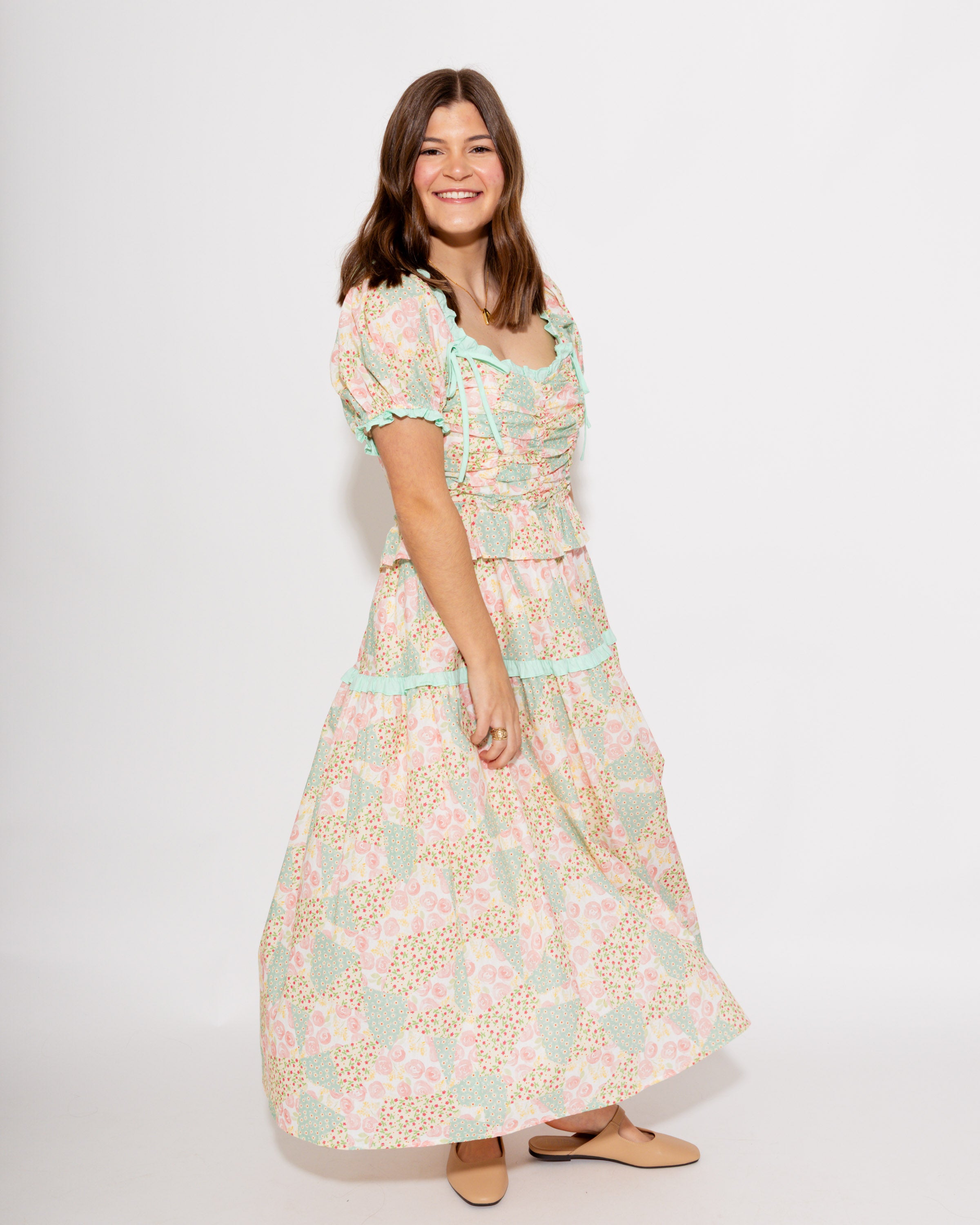 Sweetheart Garden Midi Dress