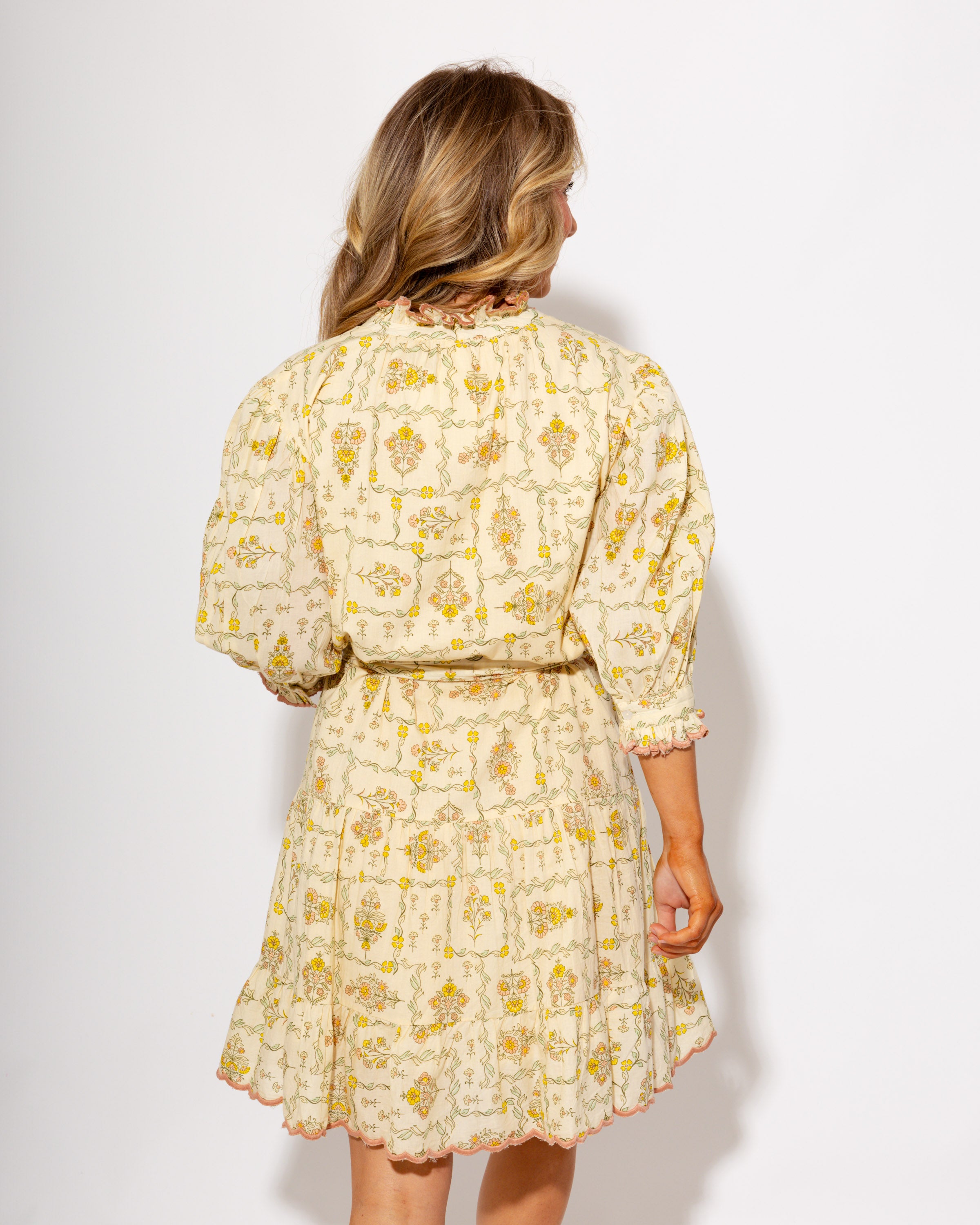 Ivy Jane | Trellis Flowers Mini Dress