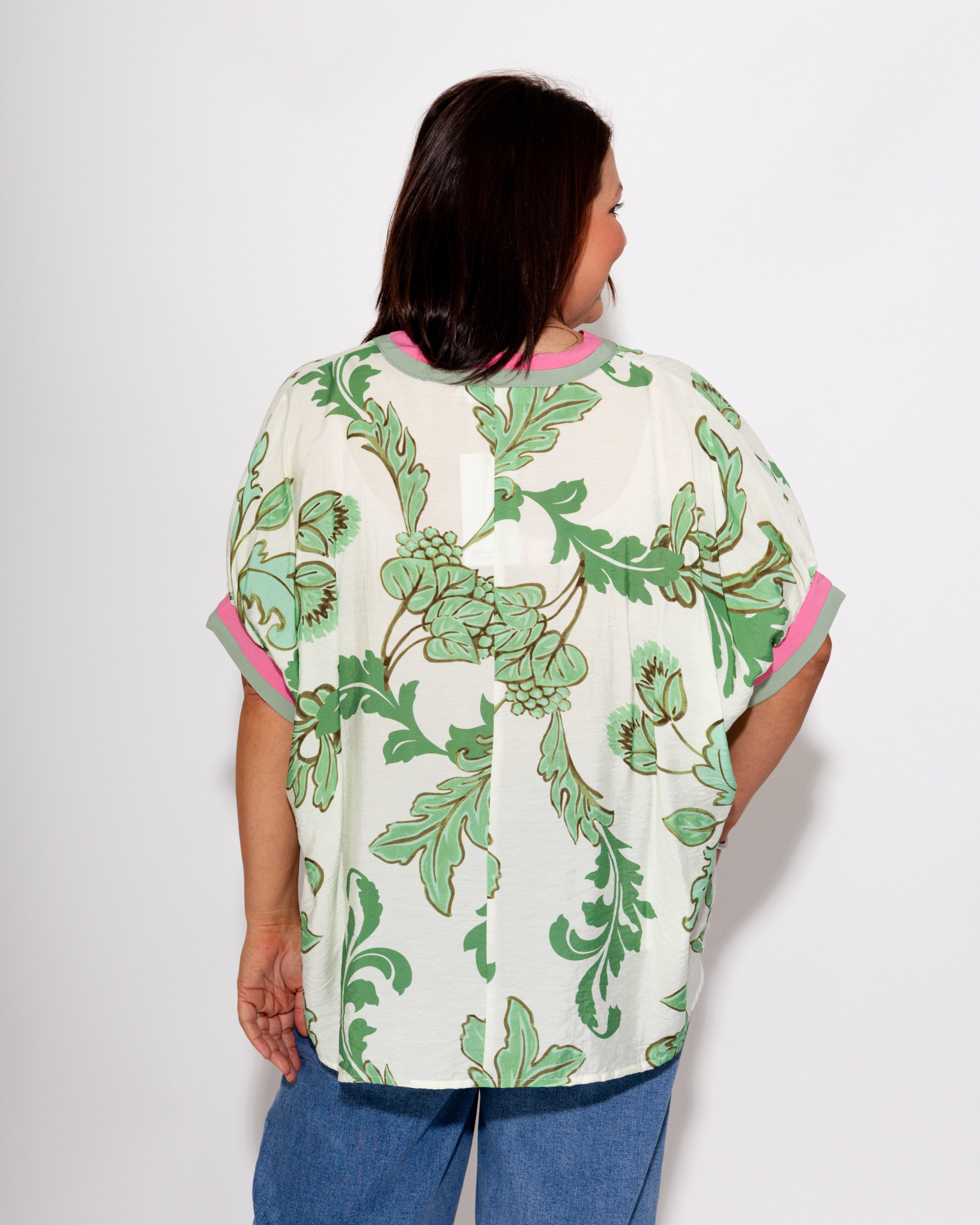 Sage and Swirl Paisley Top