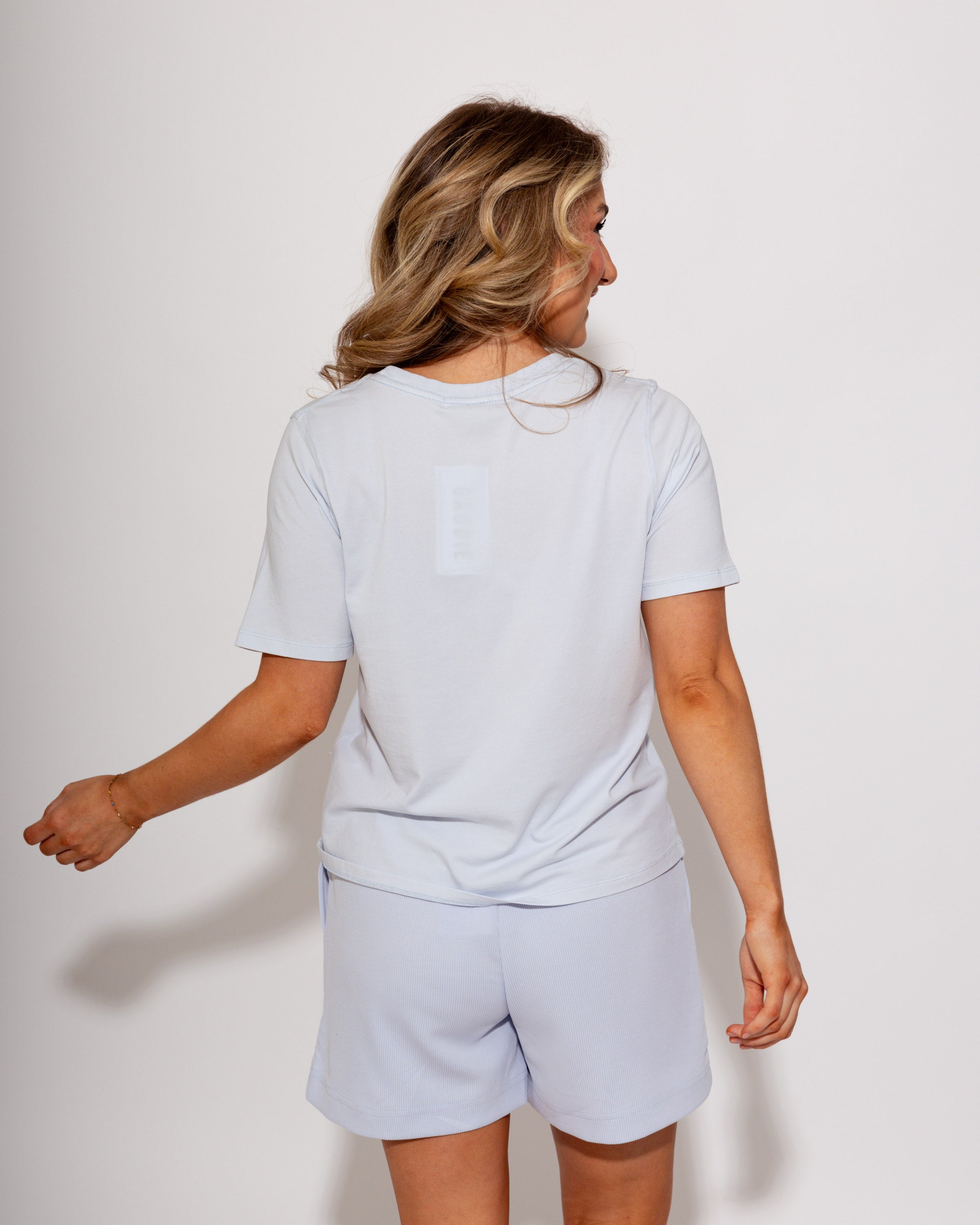 Classic Boxy Fit Tee in Blue