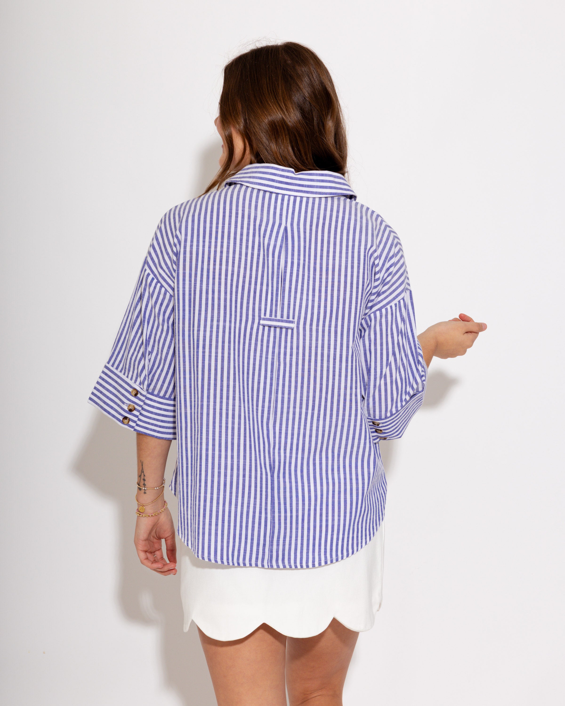 Scalloped Hem Side Zip Mini Skirt