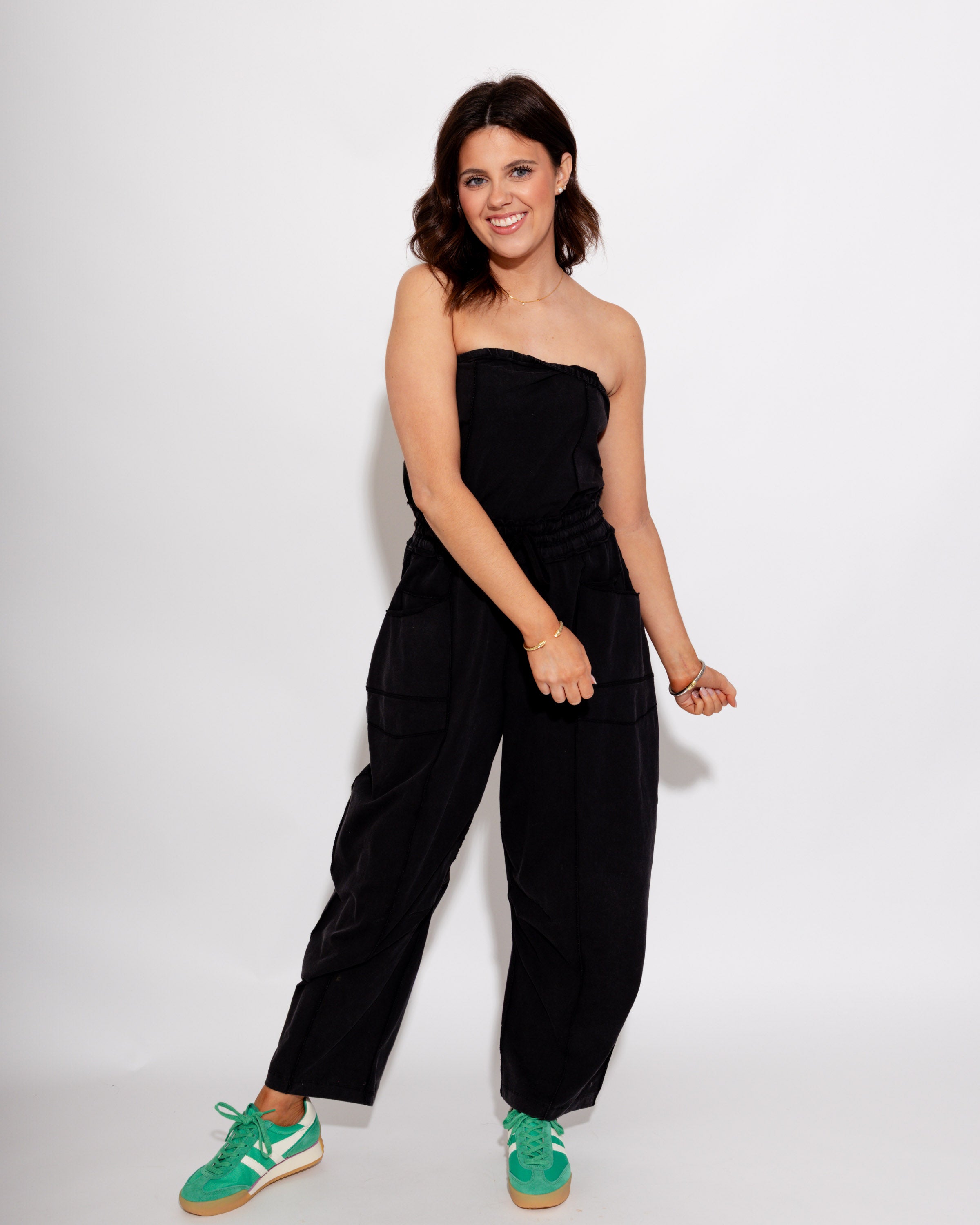 Everyday Relaxed Strapless Jumpsuit