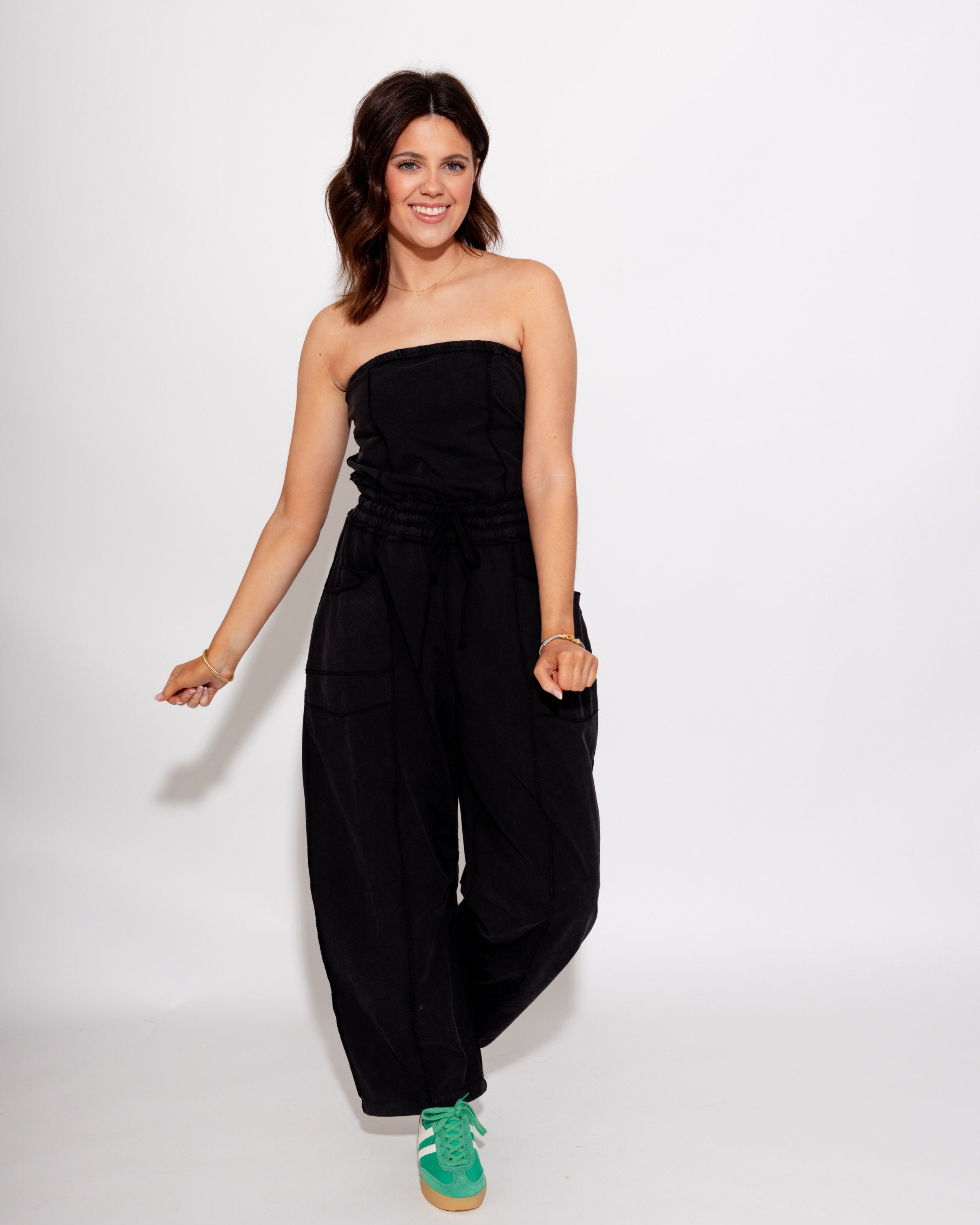 Everyday Relaxed Strapless Jumpsuit