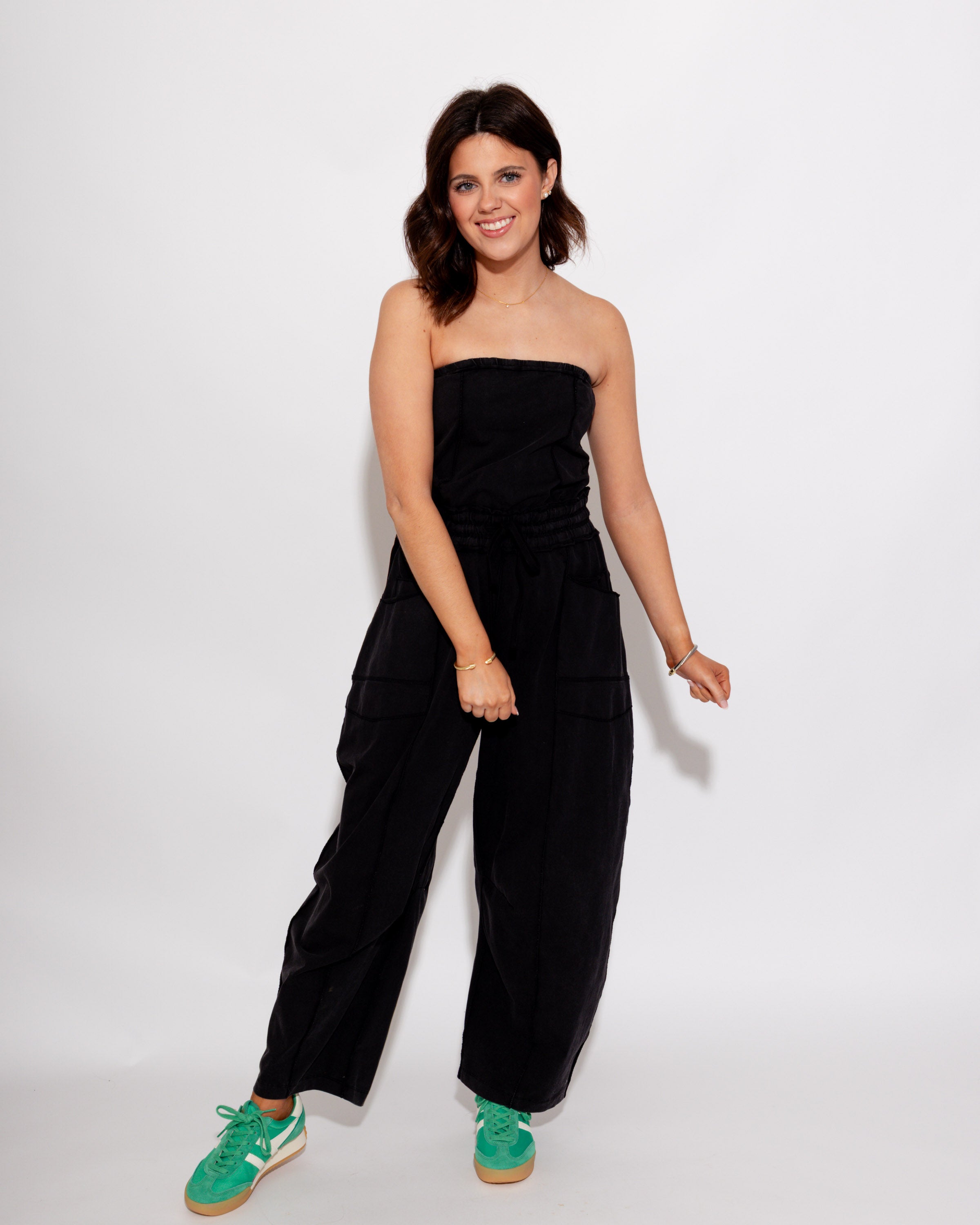 Everyday Relaxed Strapless Jumpsuit