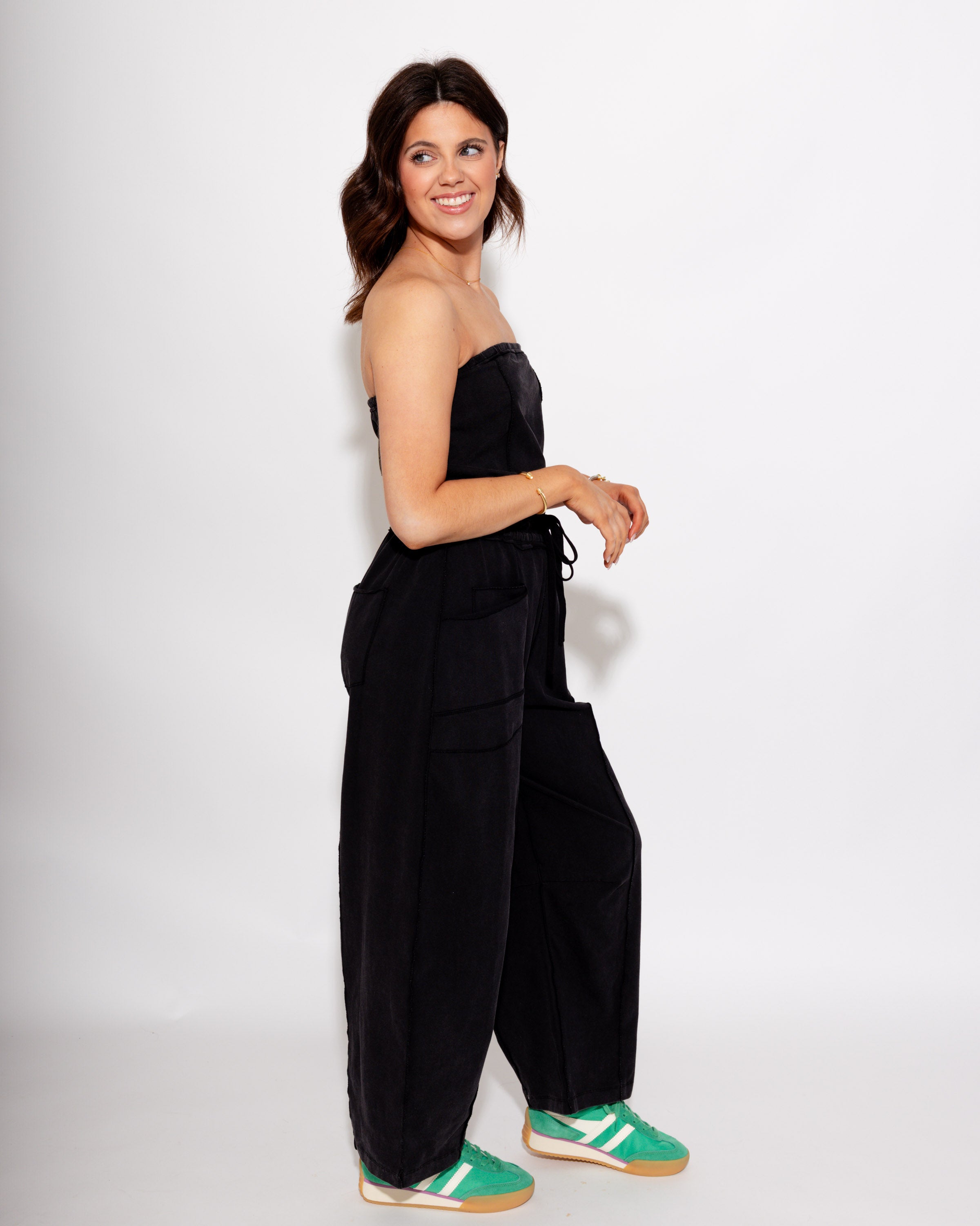 Everyday Relaxed Strapless Jumpsuit