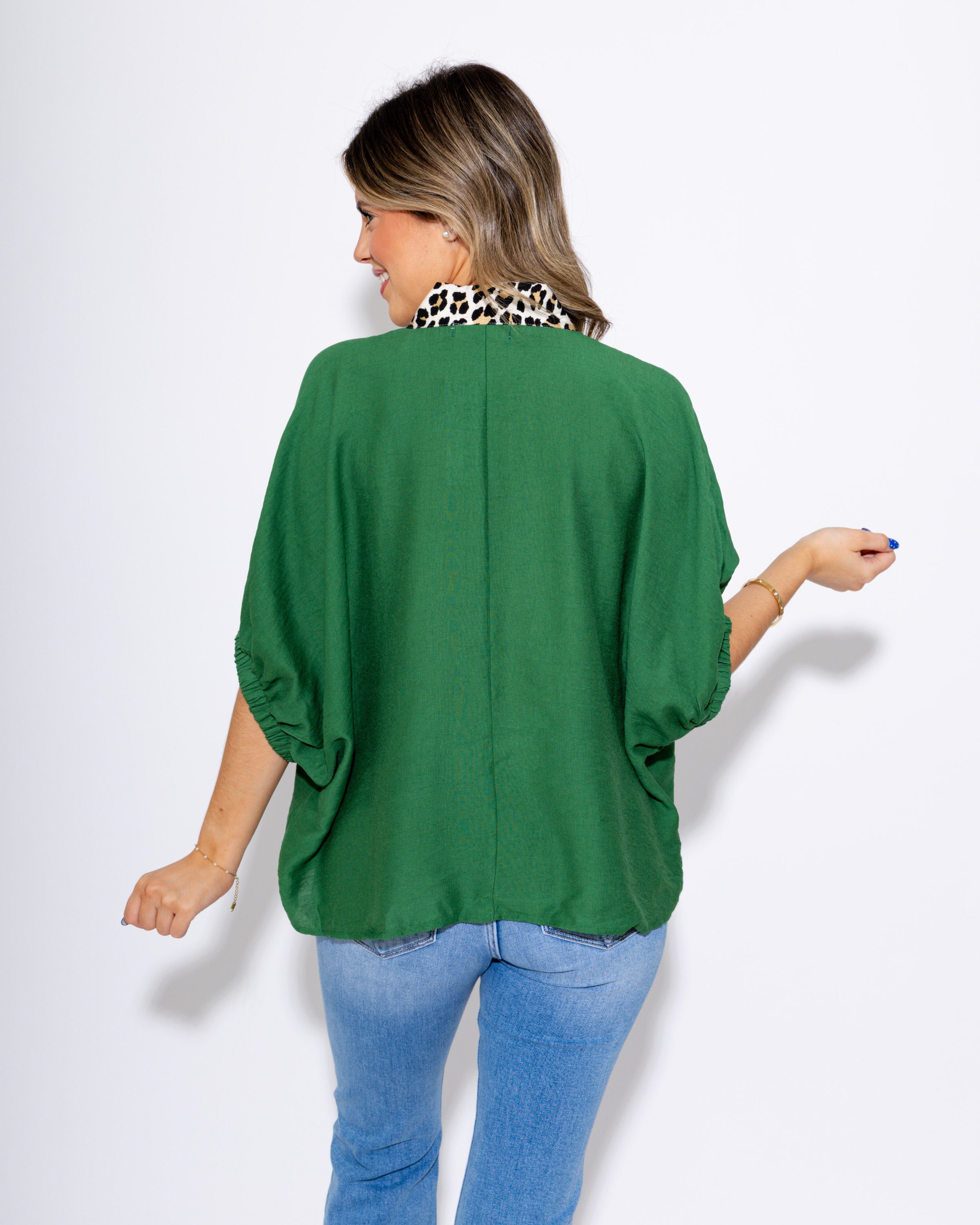 The Roar Line Top in Fern