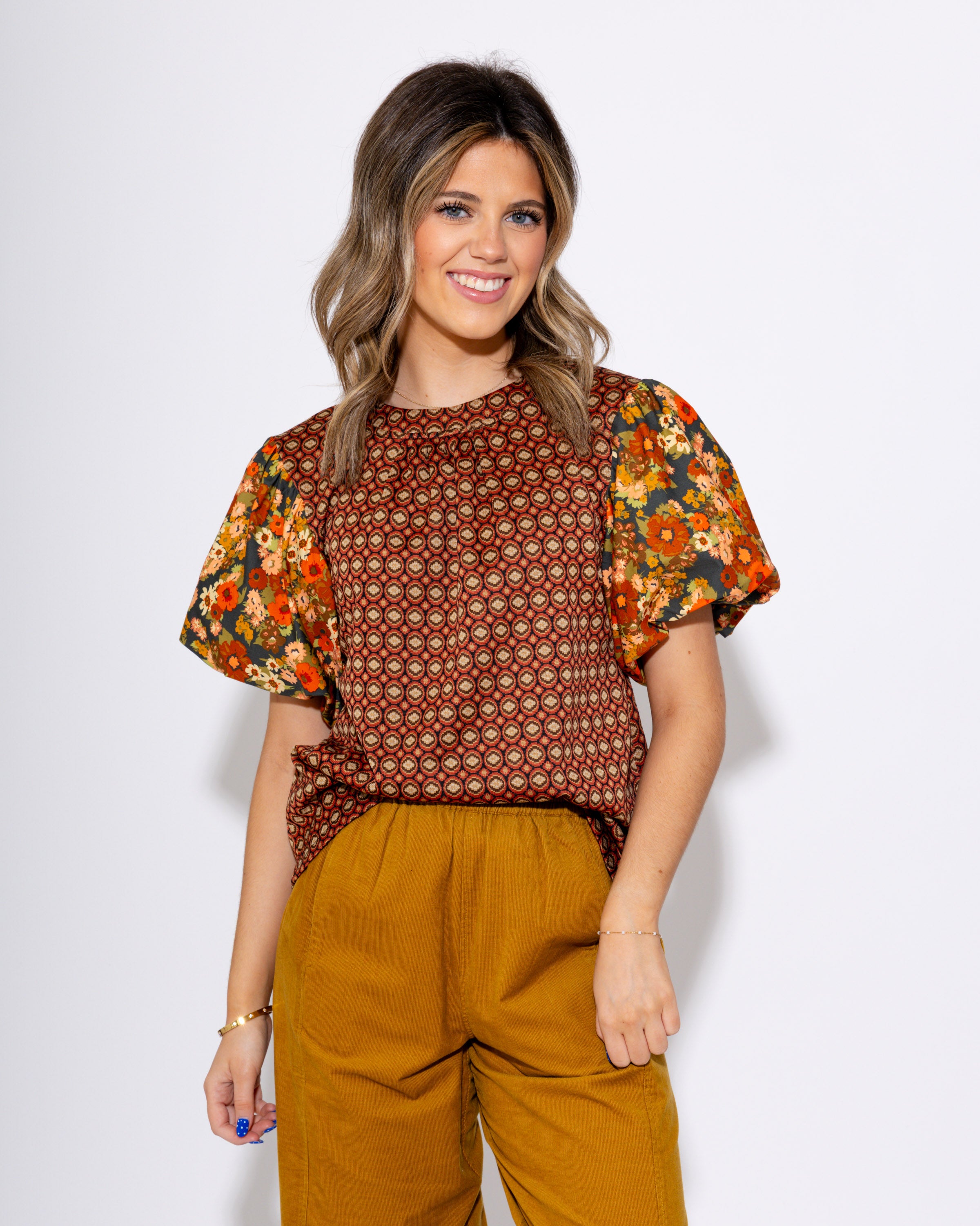 Ivy Jane | Floral Flair Puff Sleeve Top