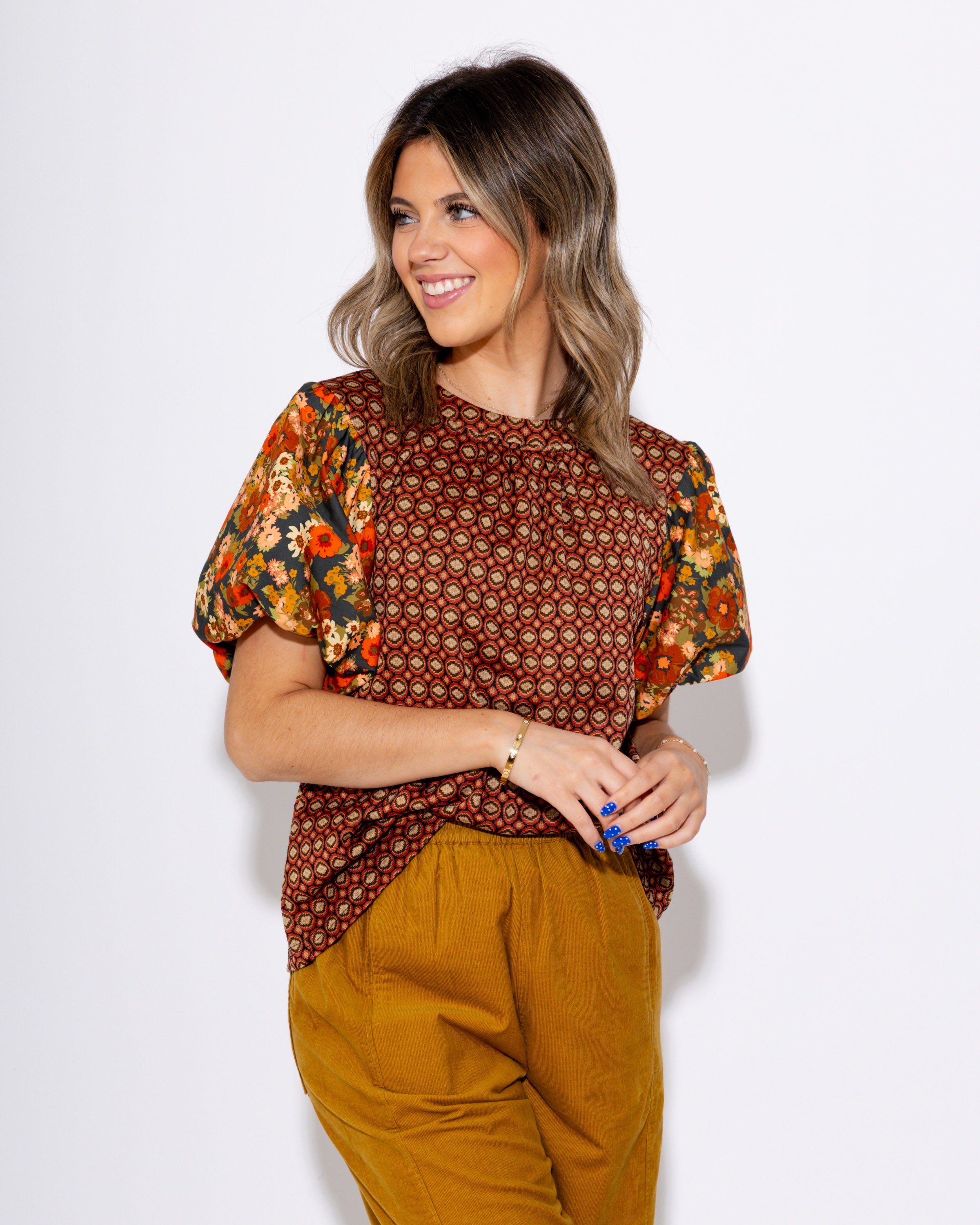 Ivy Jane | Floral Flair Puff Sleeve Top