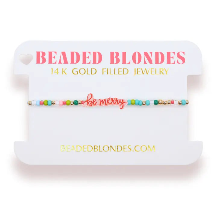 Be Merry Bracelet in Sprinkle