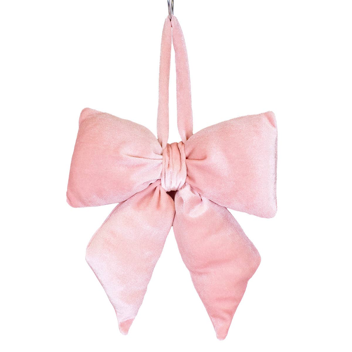 Evelyn Bow Ornament in Light Pink