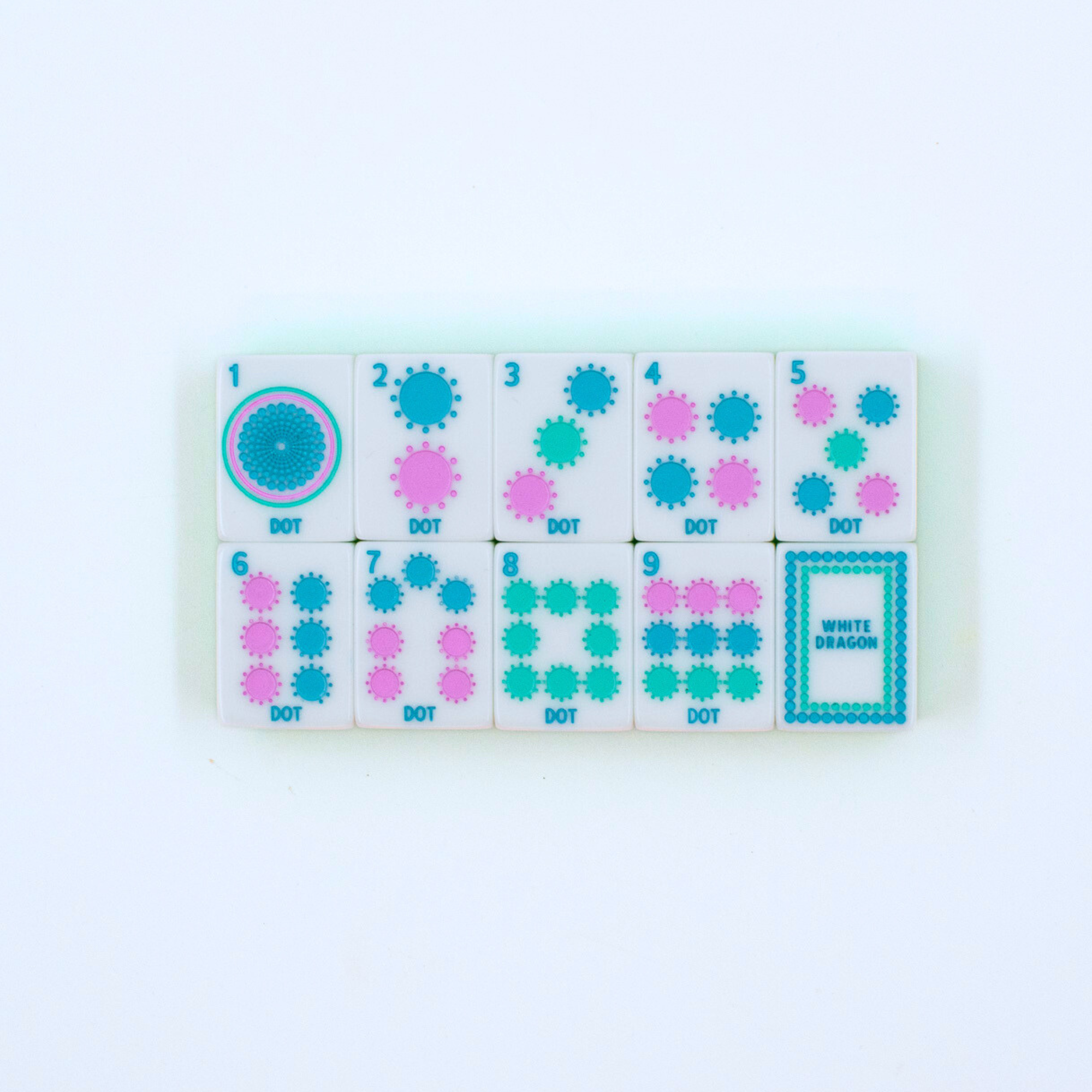 Crystal Confetti Purple | Mahjong Tiles