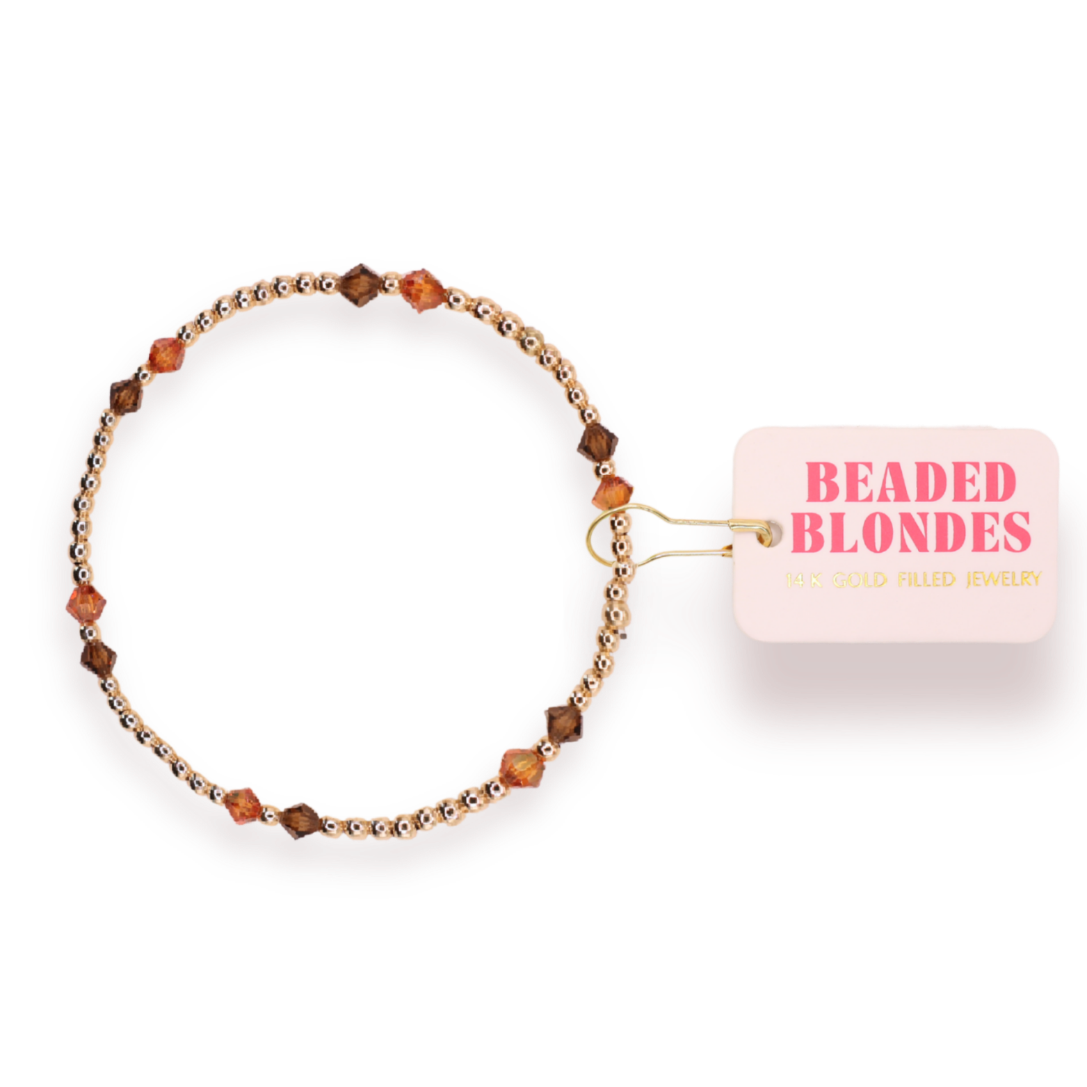 Charlotte Bracelet in Mocha and Terracotta