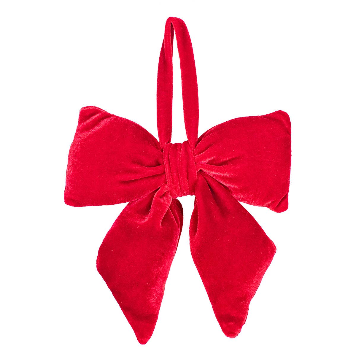 Evelyn Bow Ornament in Red
