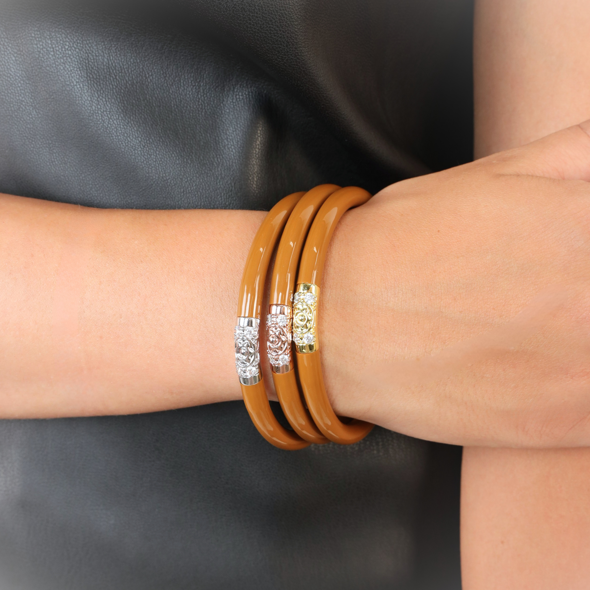 Three Kings All Weather Bangles® (AWB®) - Saddle