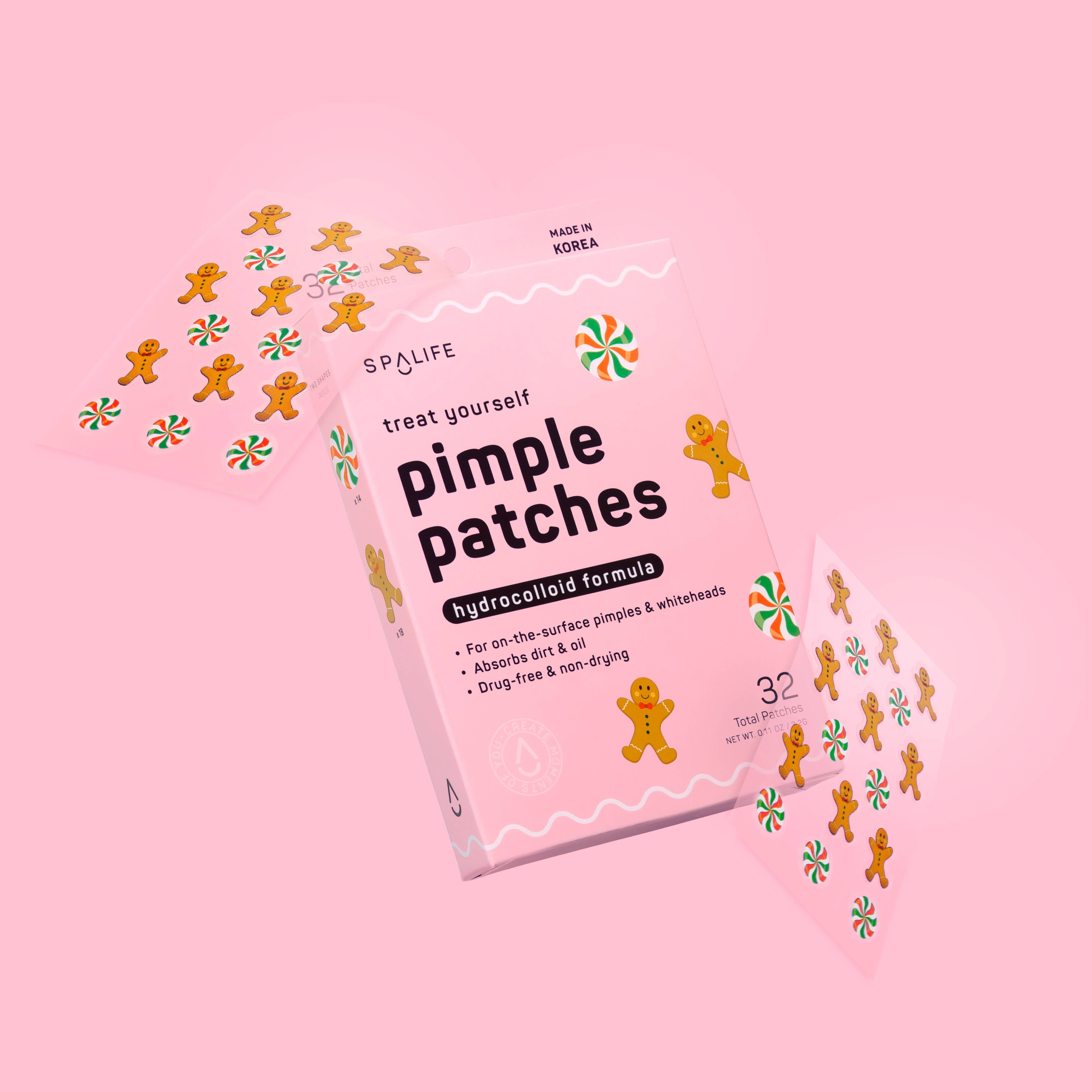 Christmas Holiday Treats Hydrocolloid Pimple Patches - 72 ct