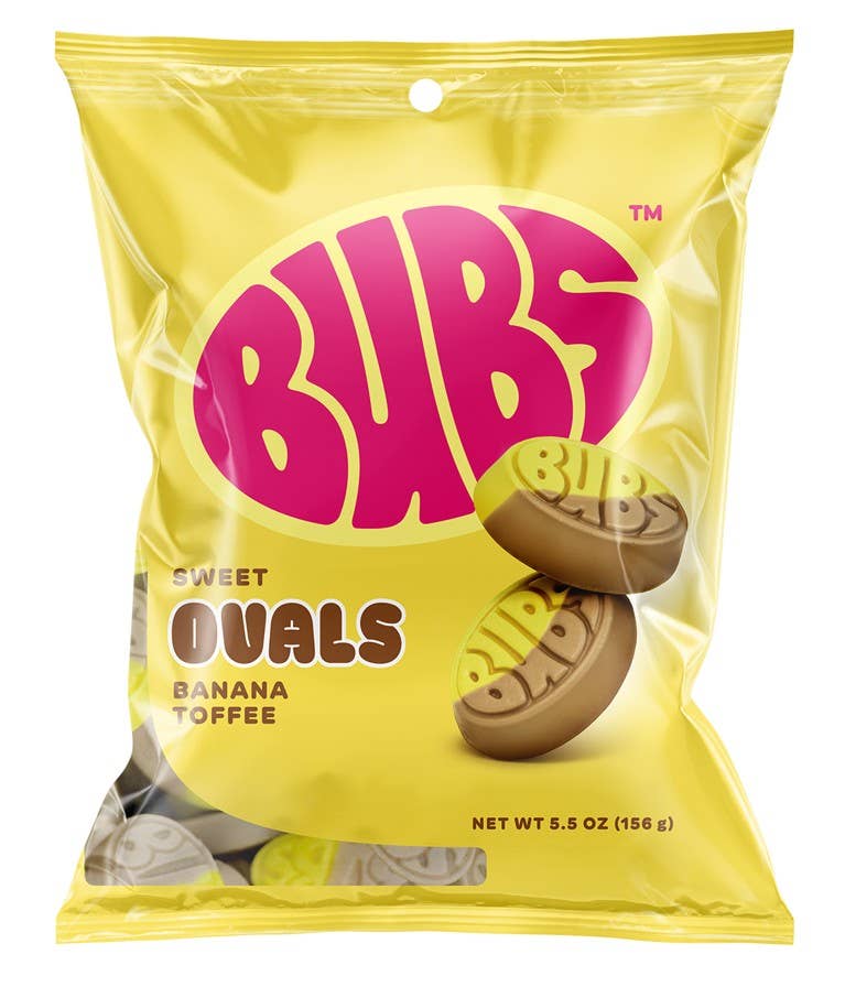 Bubs Sweet Ovals Banana Toffee