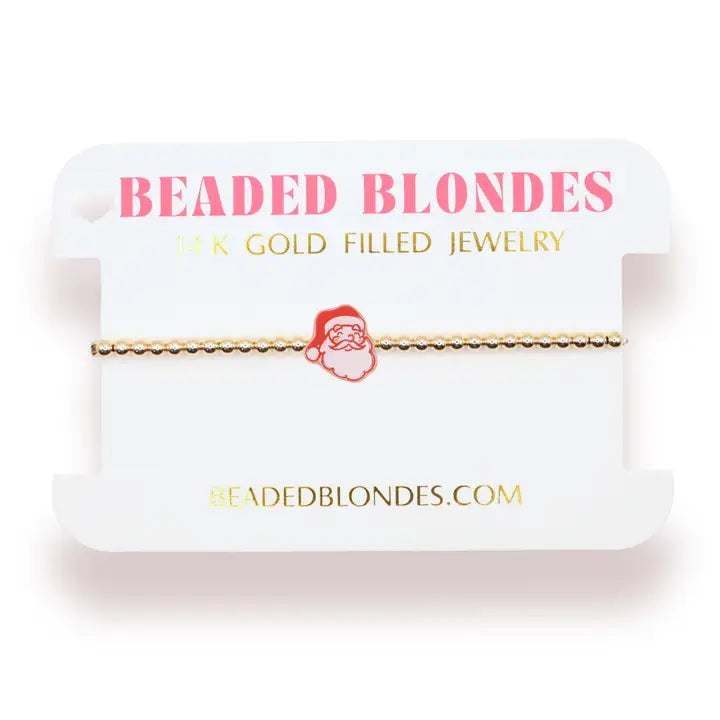 Santa Bracelet in Gold
