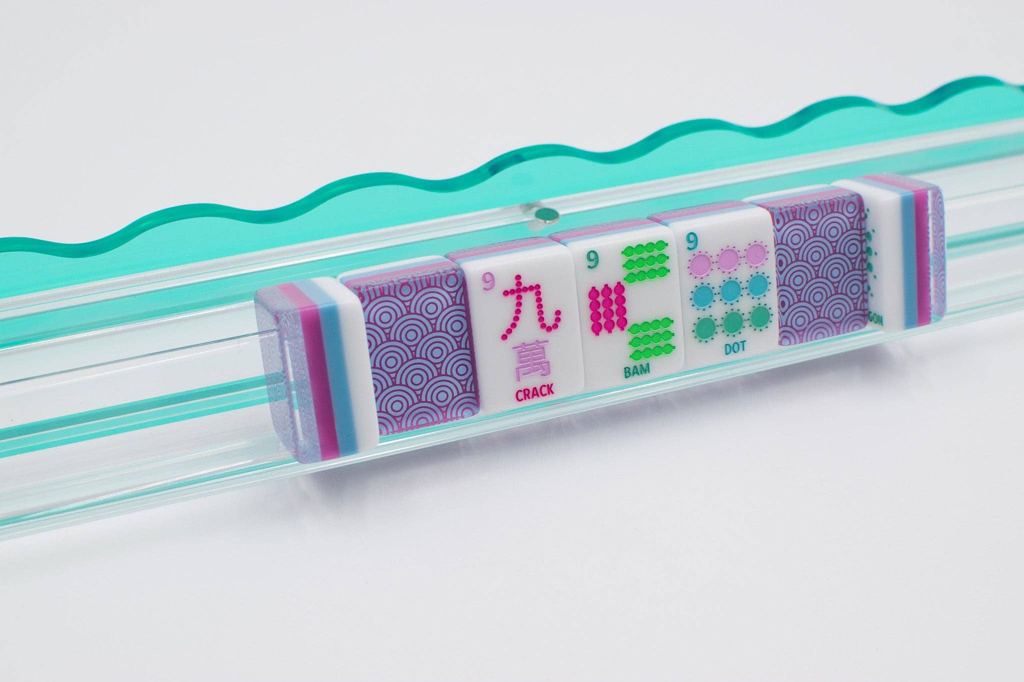 Crystal Confetti Purple | Mahjong Tiles
