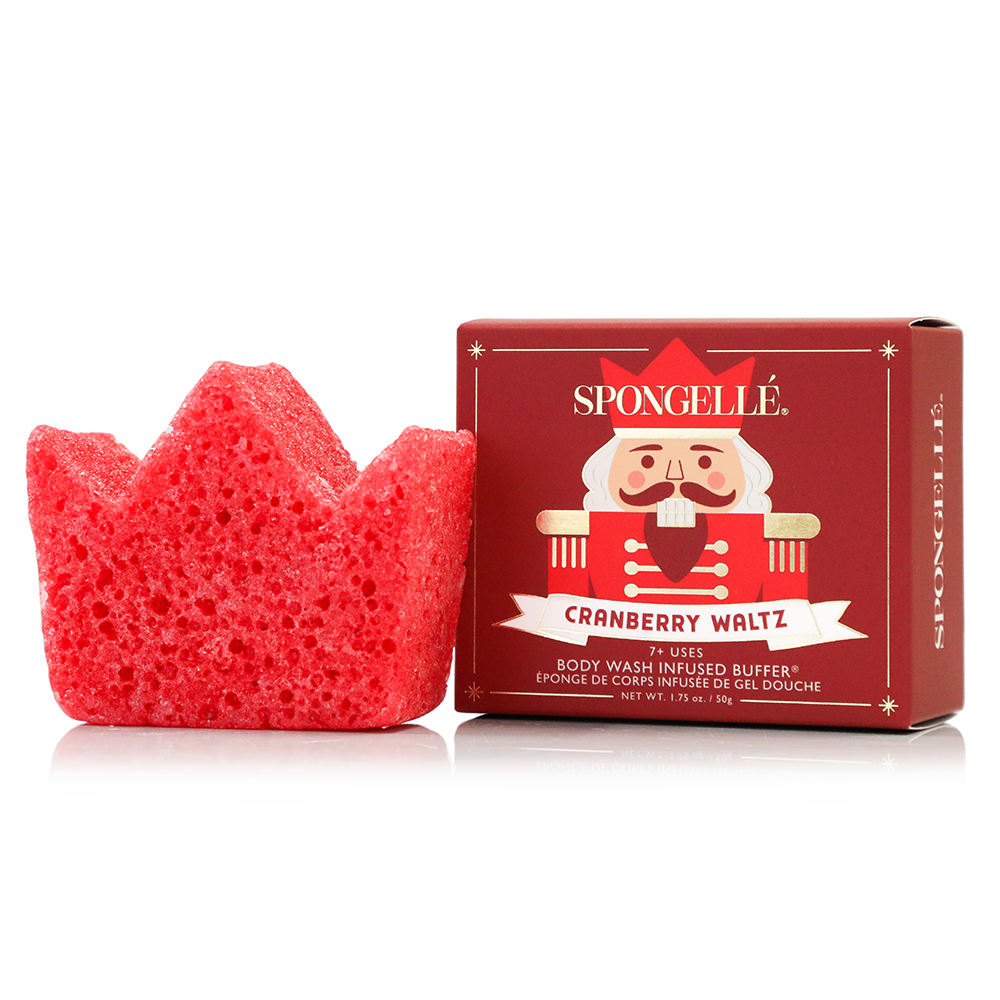 Cranberry Waltz Nutcracker Holiday Body Buffer