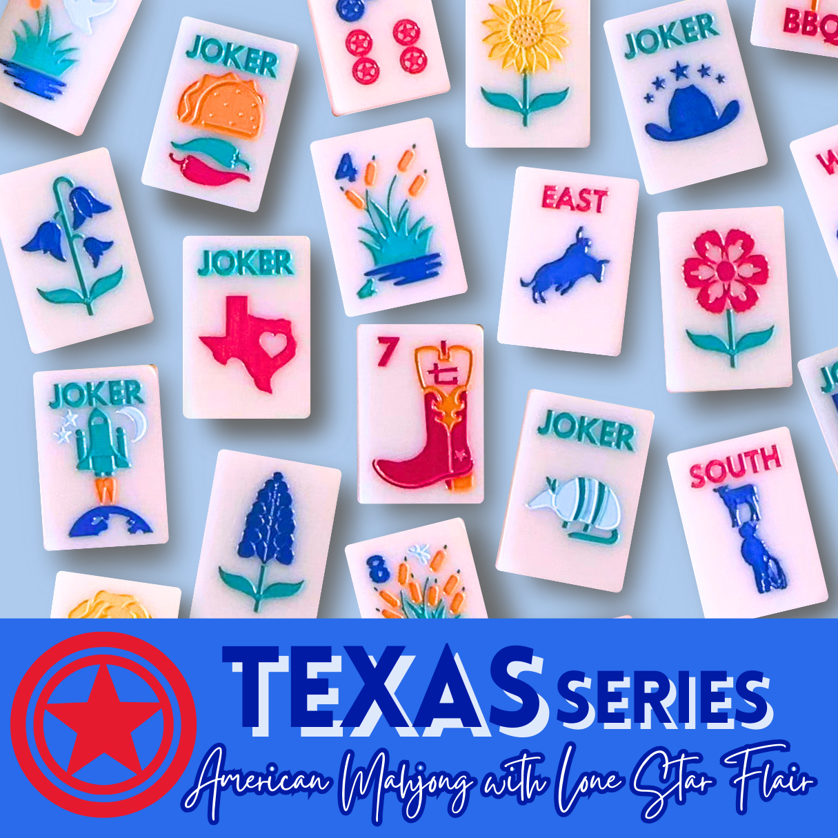 THE TEXAS SERIES | American Mahjong with Lone Star Flair