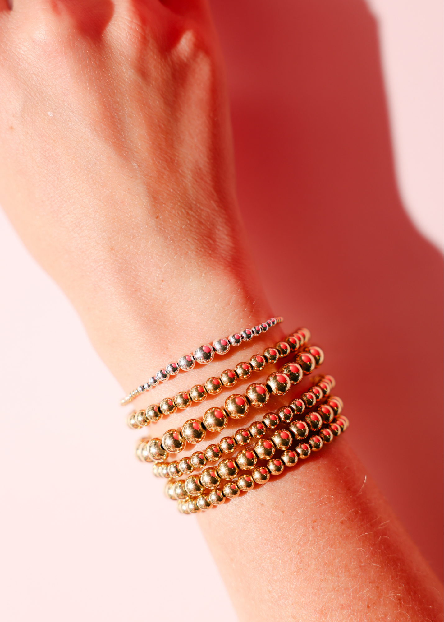 Hilo Bracelet in Gold with Silver