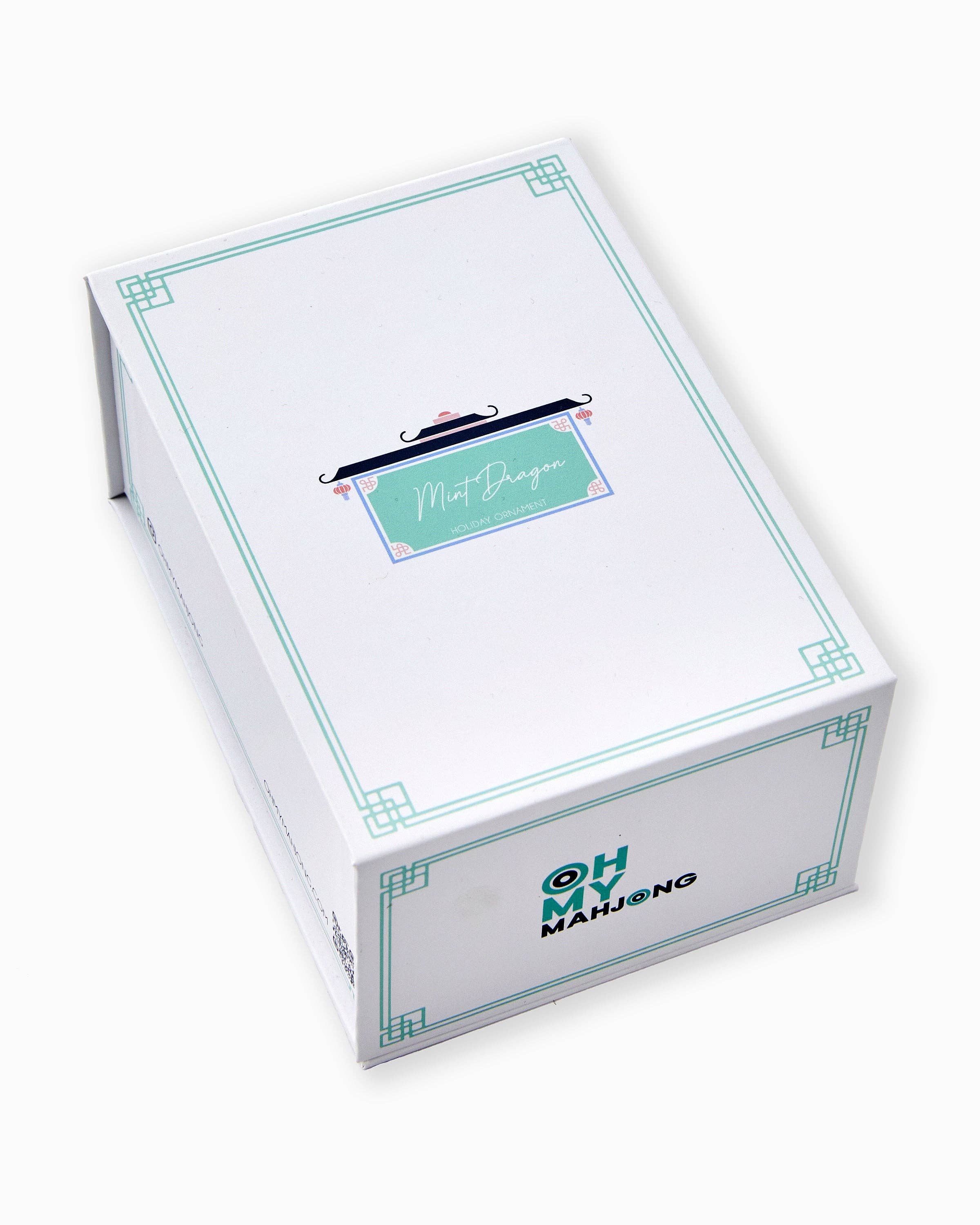 Mint Dragon Ornament