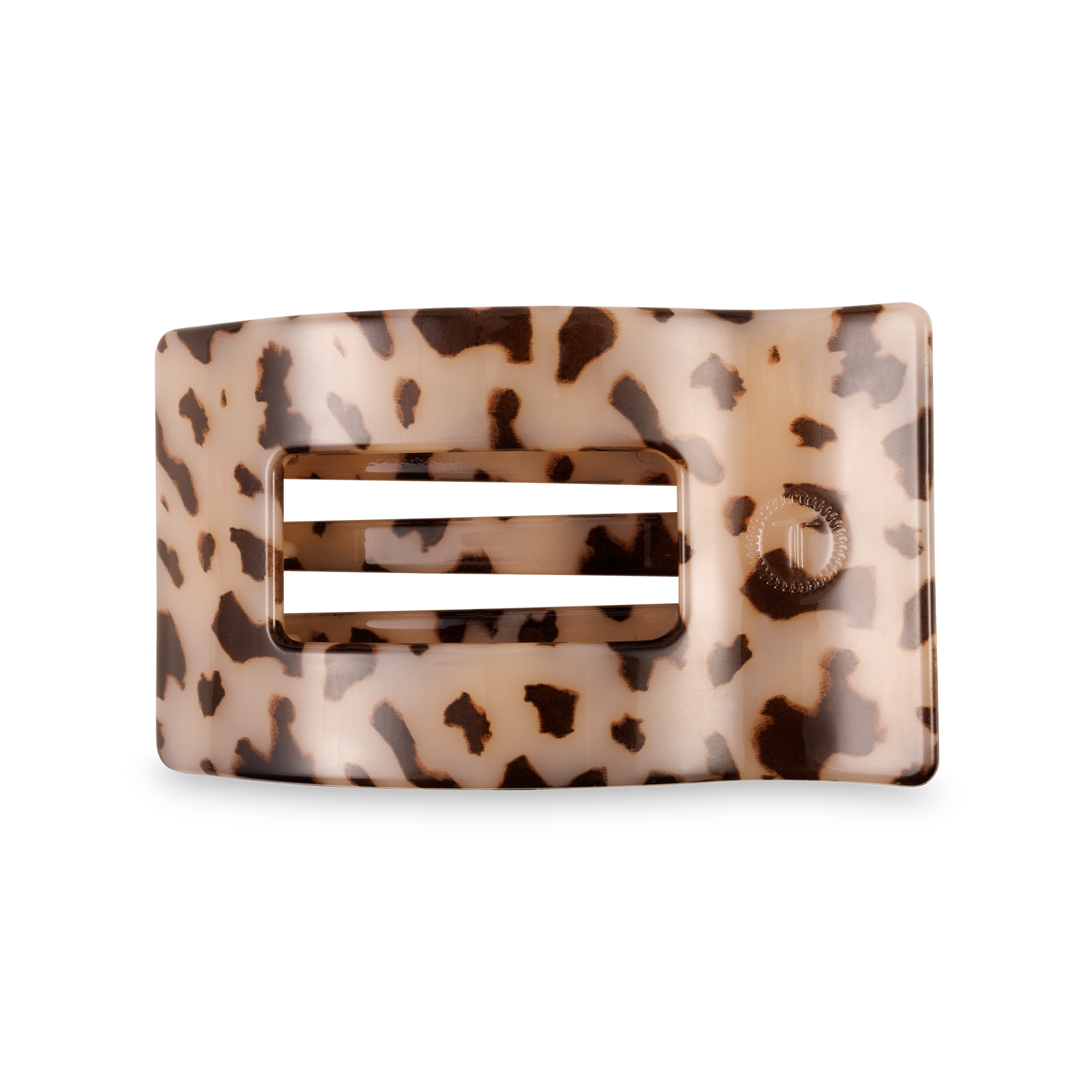 Flat Rectangle Hair Clip | Medium | Blonde Tortoise