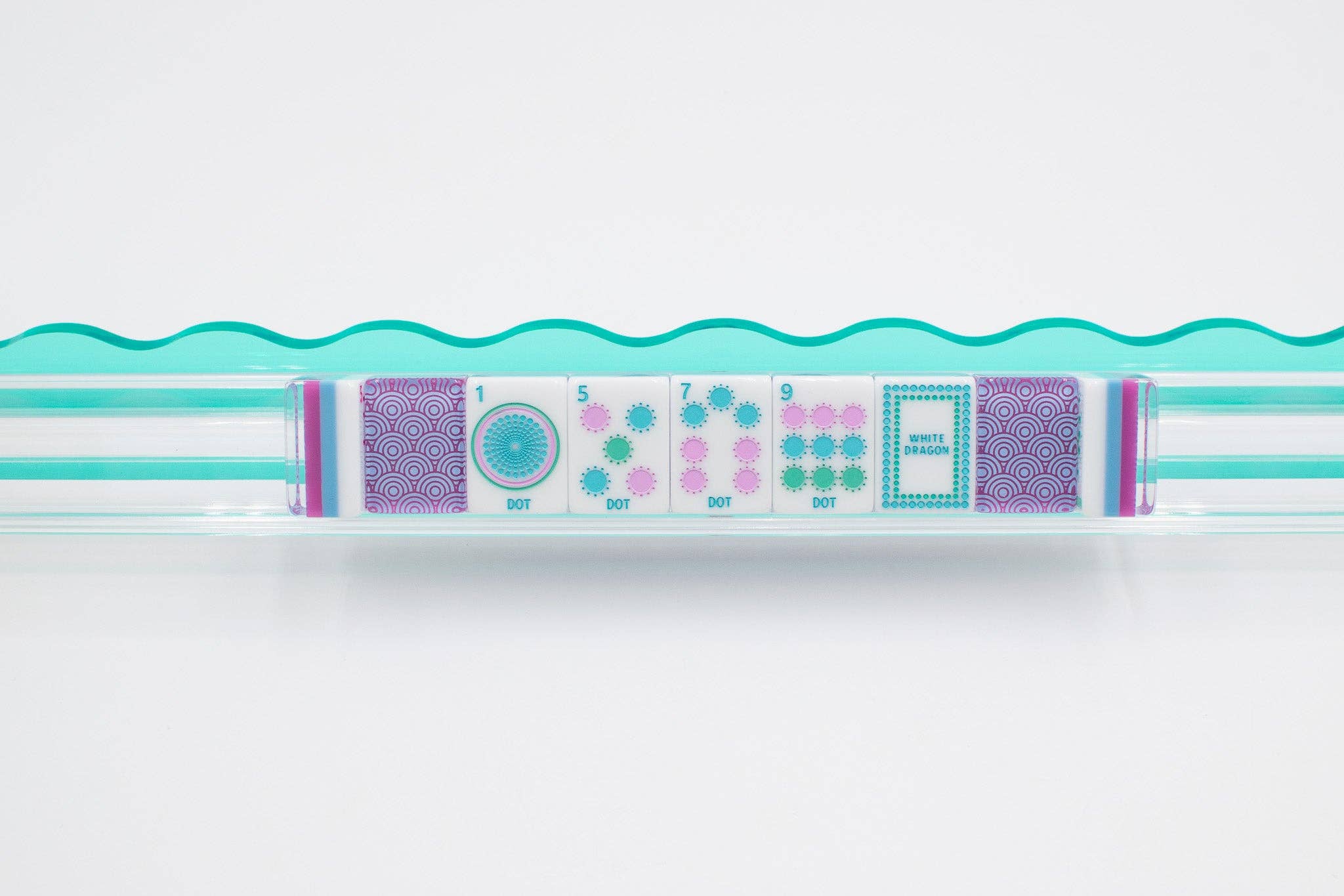 Crystal Confetti Purple | Mahjong Tiles