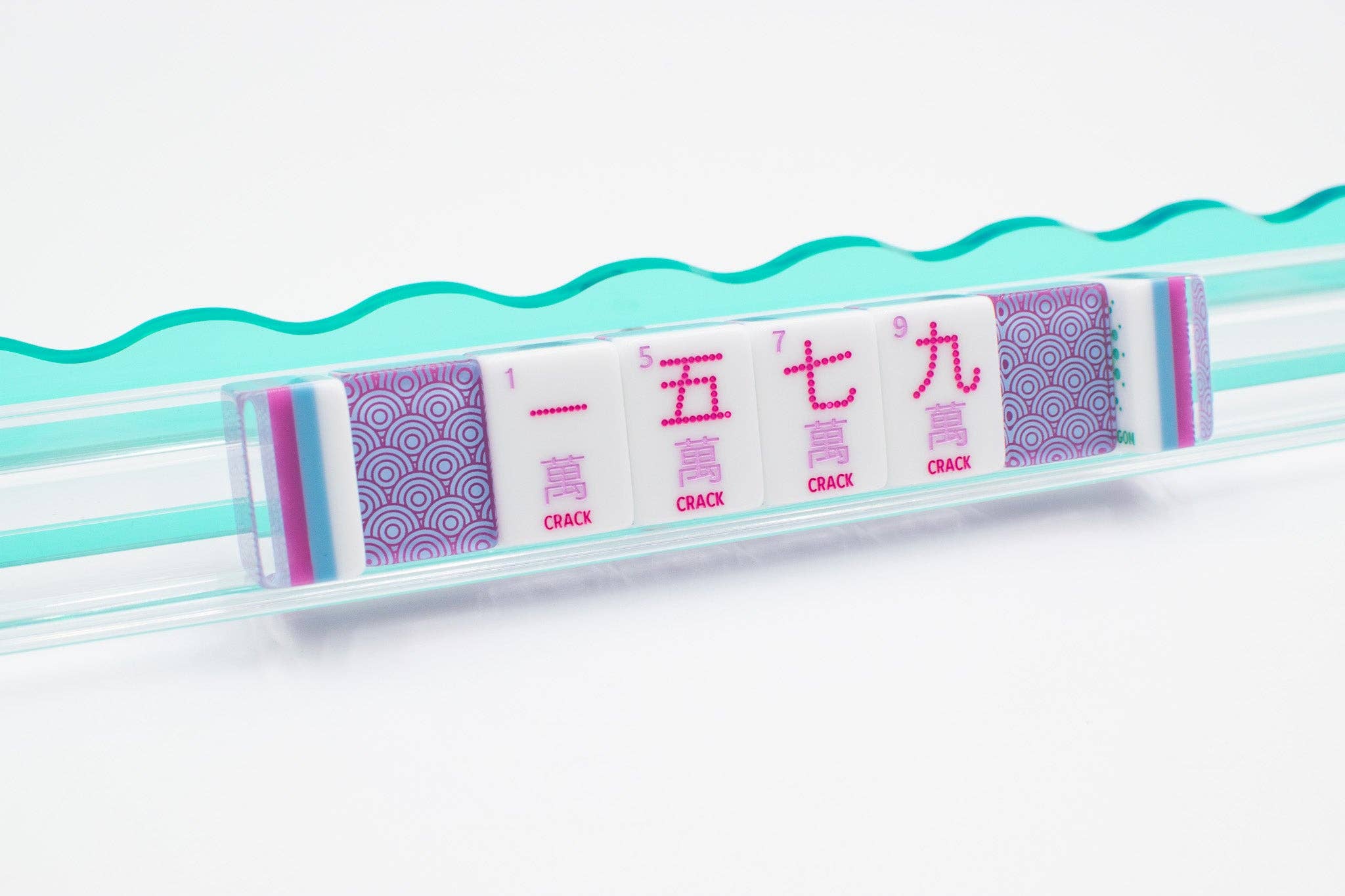 Crystal Confetti Purple | Mahjong Tiles