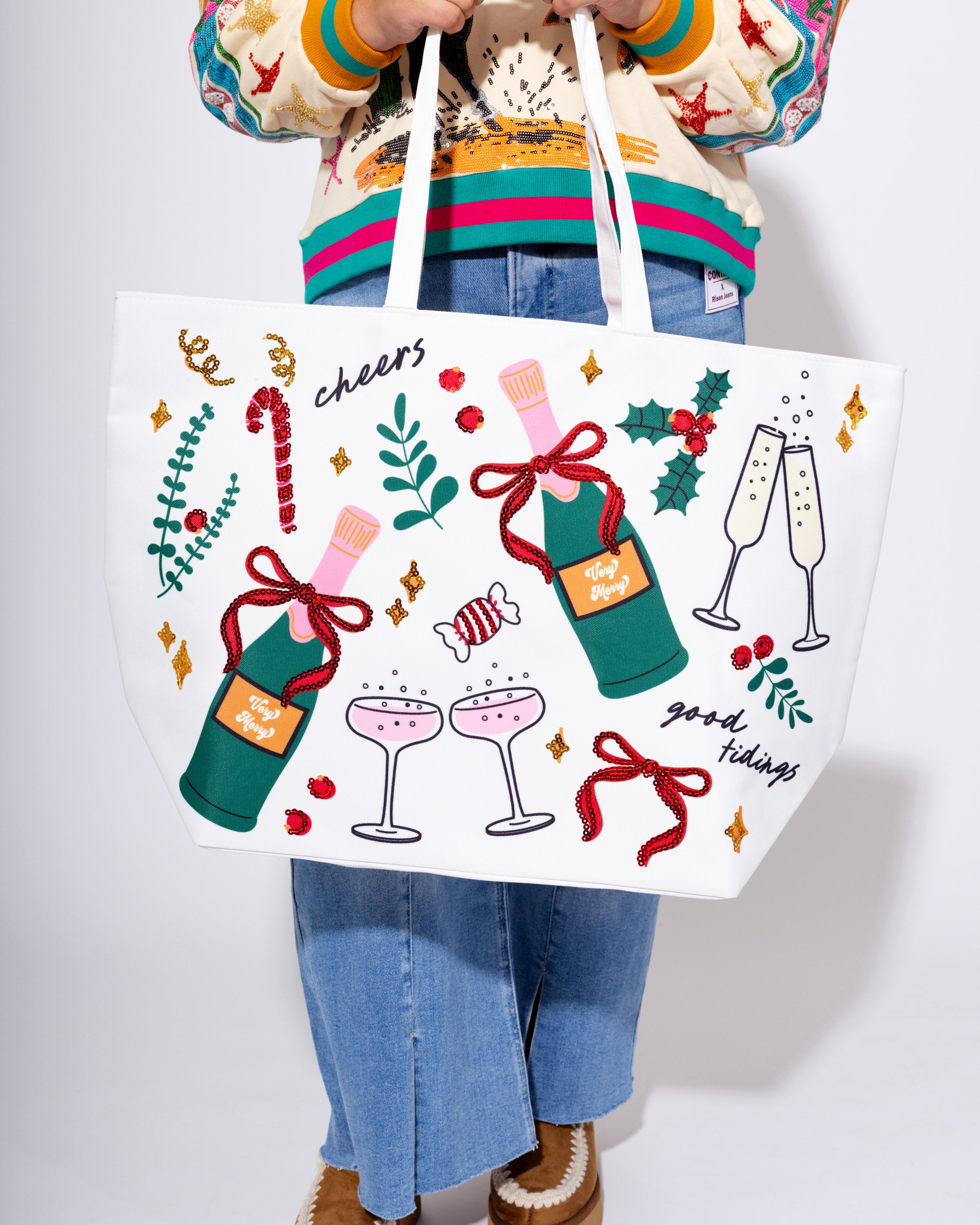 Bubbles Gifting Tote in Multi