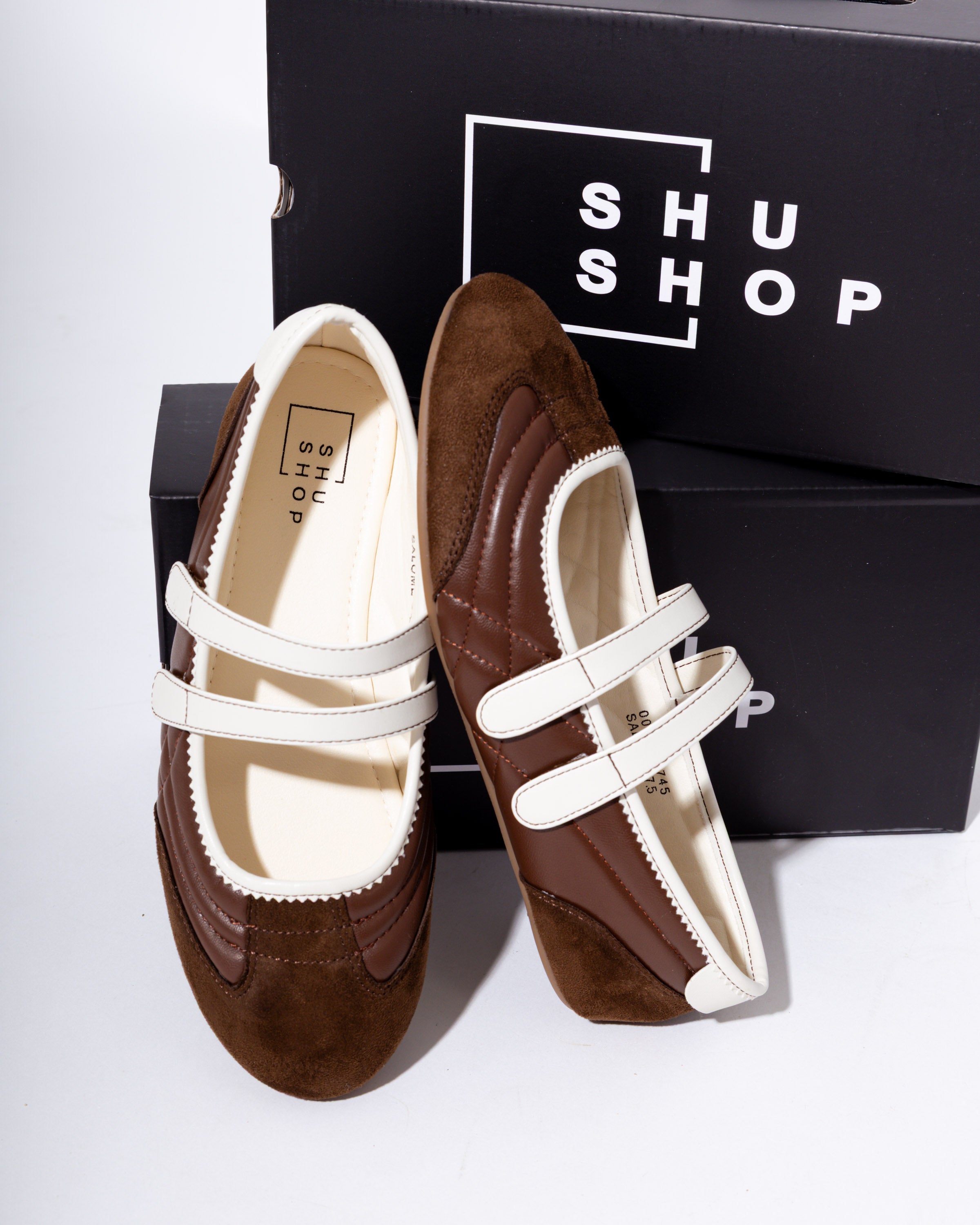 Salome "Sneakerina" Flat in Brown