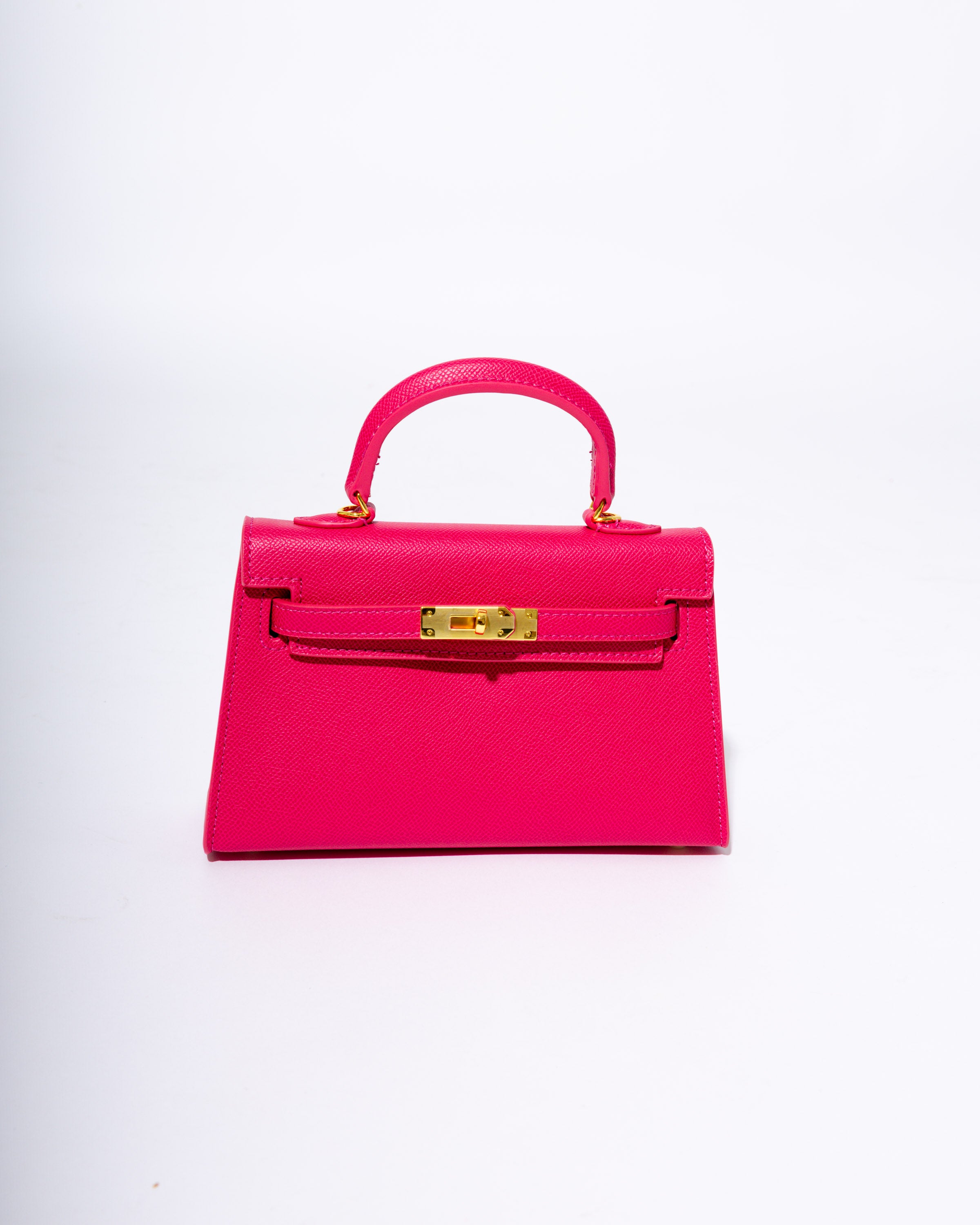Mini Statement Handbag in Fuchsia