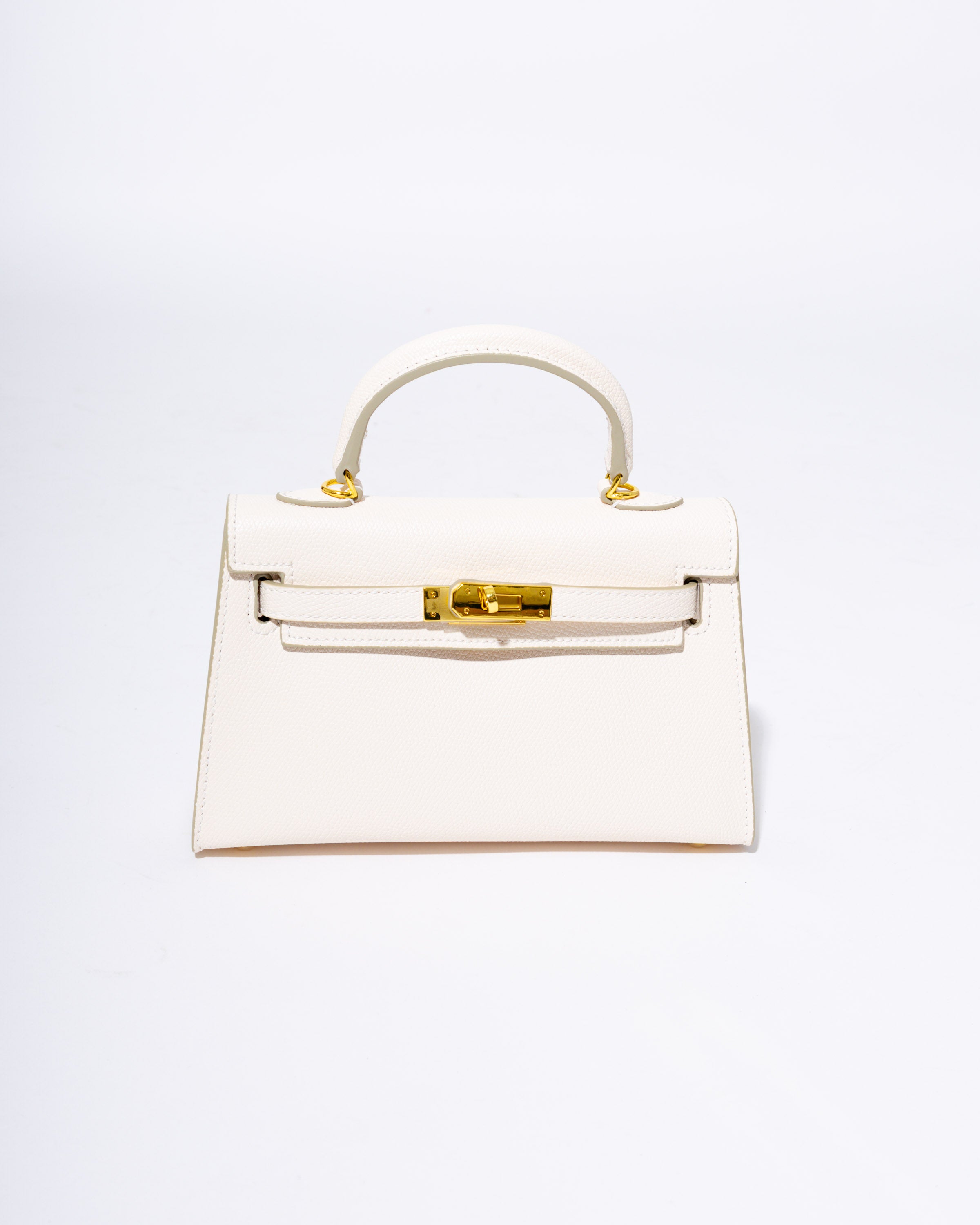 Mini Statement Handbag in White