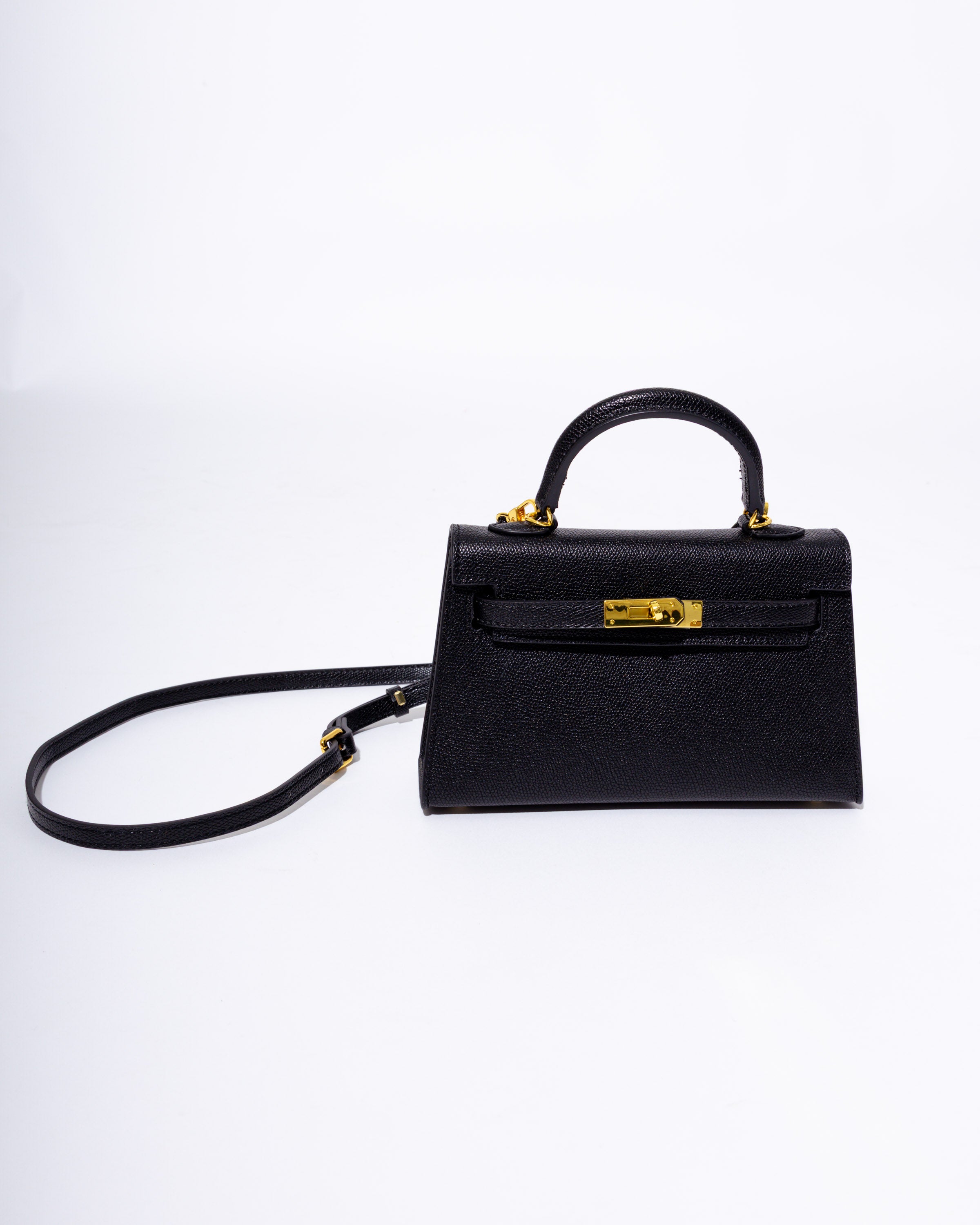 Mini Statement Handbag in Black