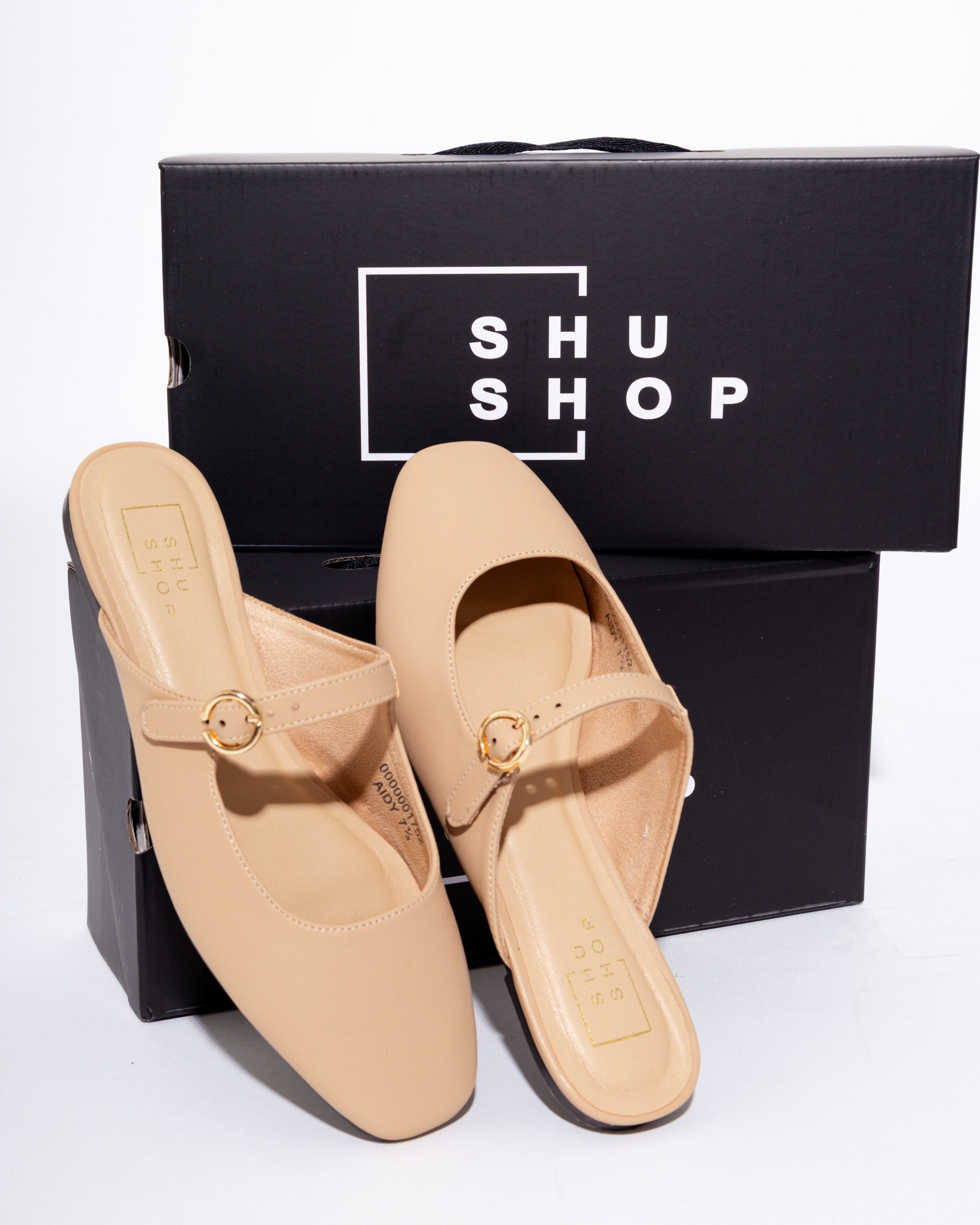 Aidy Slip-on Flats in Taupe