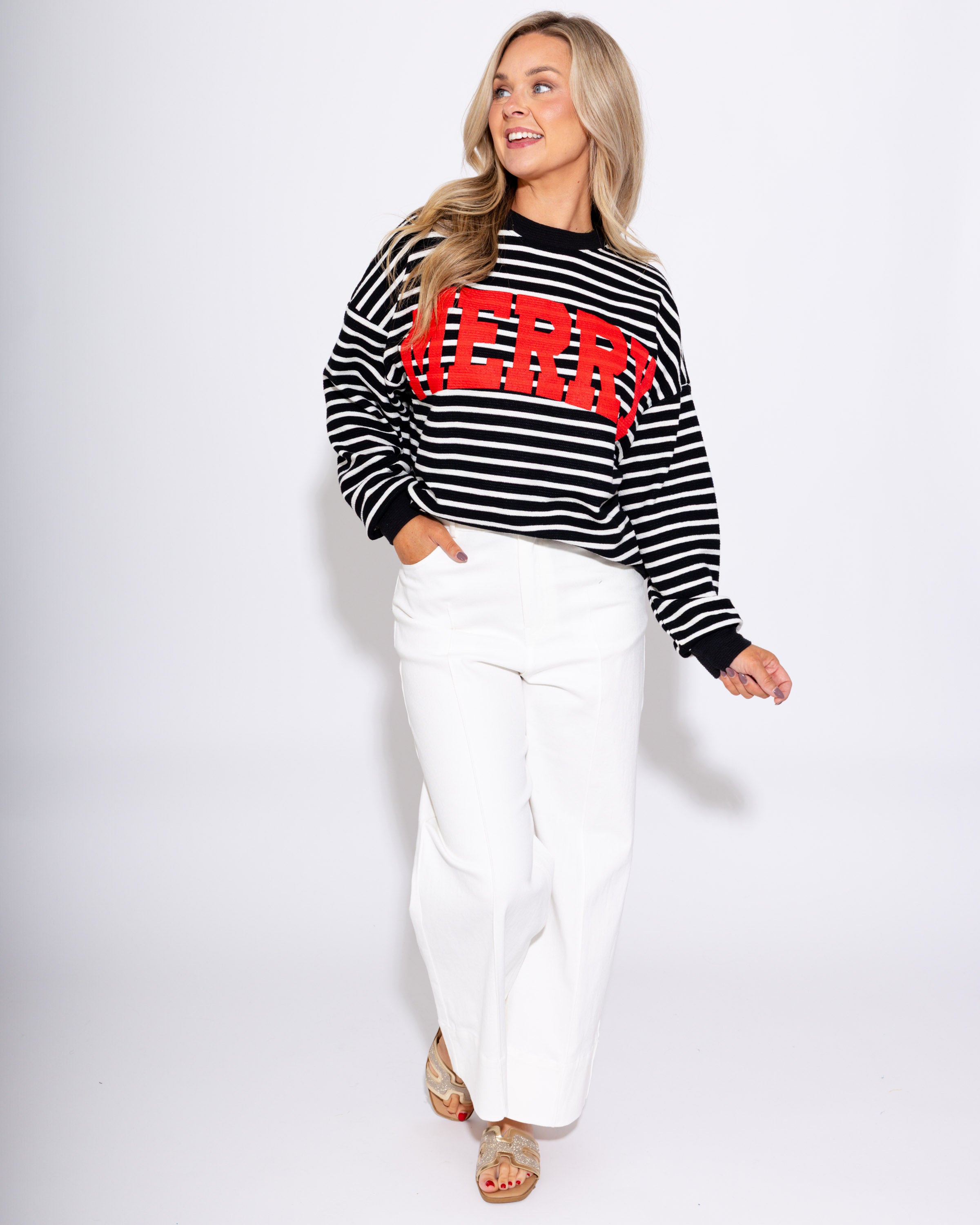 Mid Rise Wide Leg Cuff Ankle Length Pants